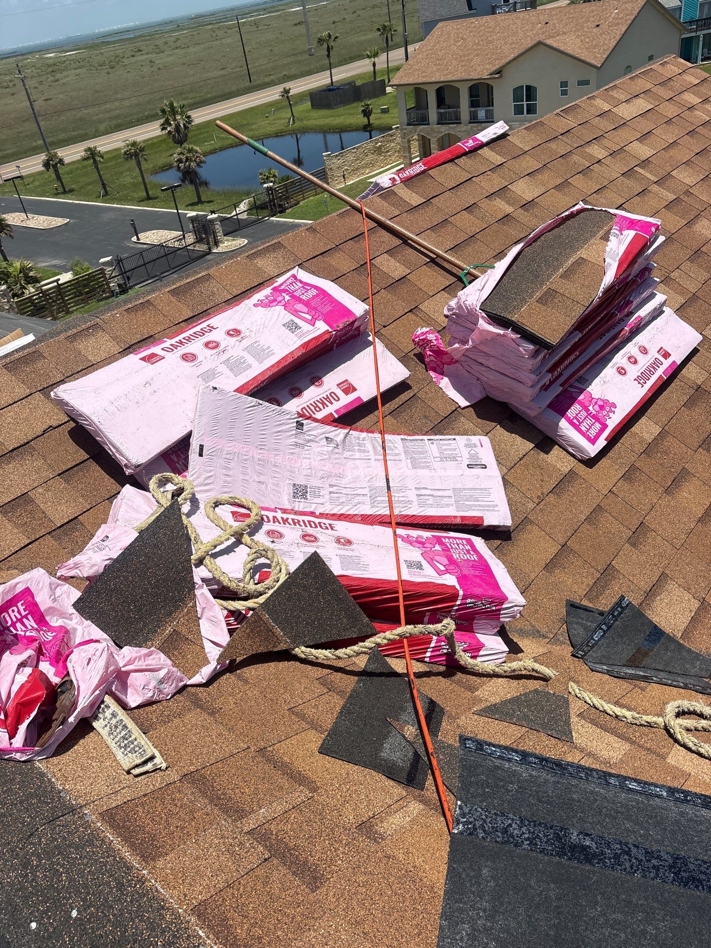 We Aint Scared of heights  by Bayfront Roofing and Construction
