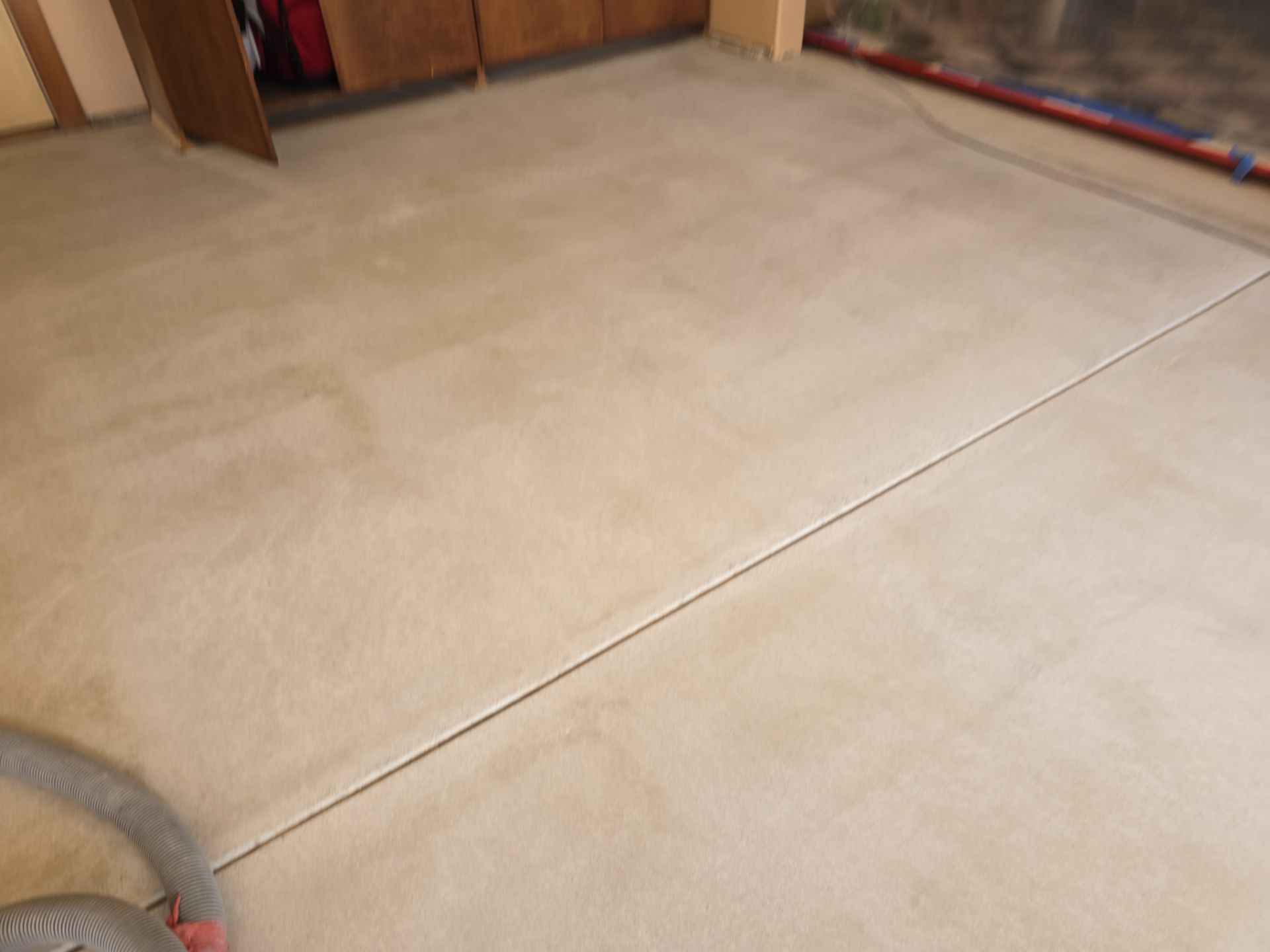 Garage Transformation using Chestnut by Croc Coatings, LLC