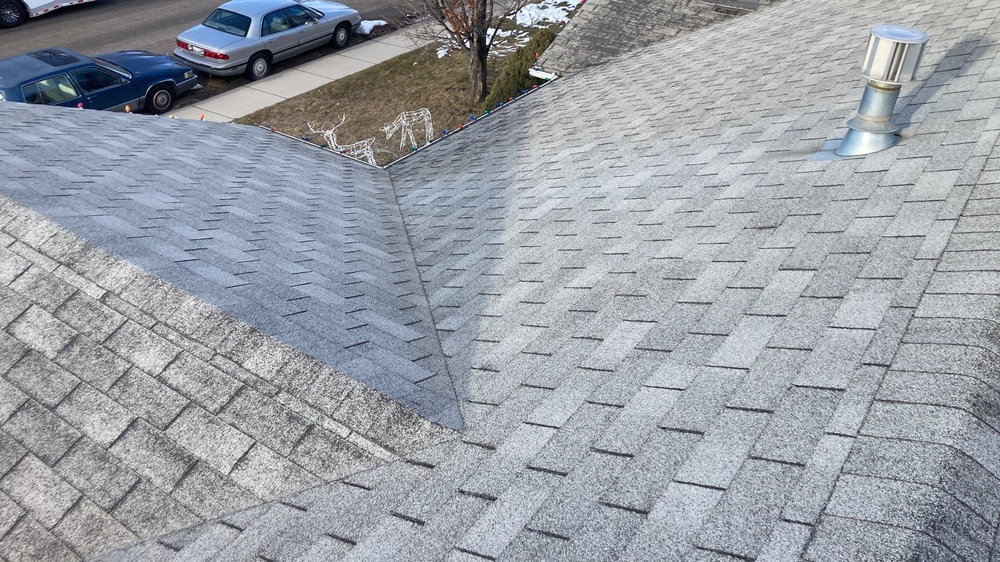 Single Story roofing replacement Meridian in using Owens Corning Oakridge shingles in Estate Grey by ID Roofing LLC