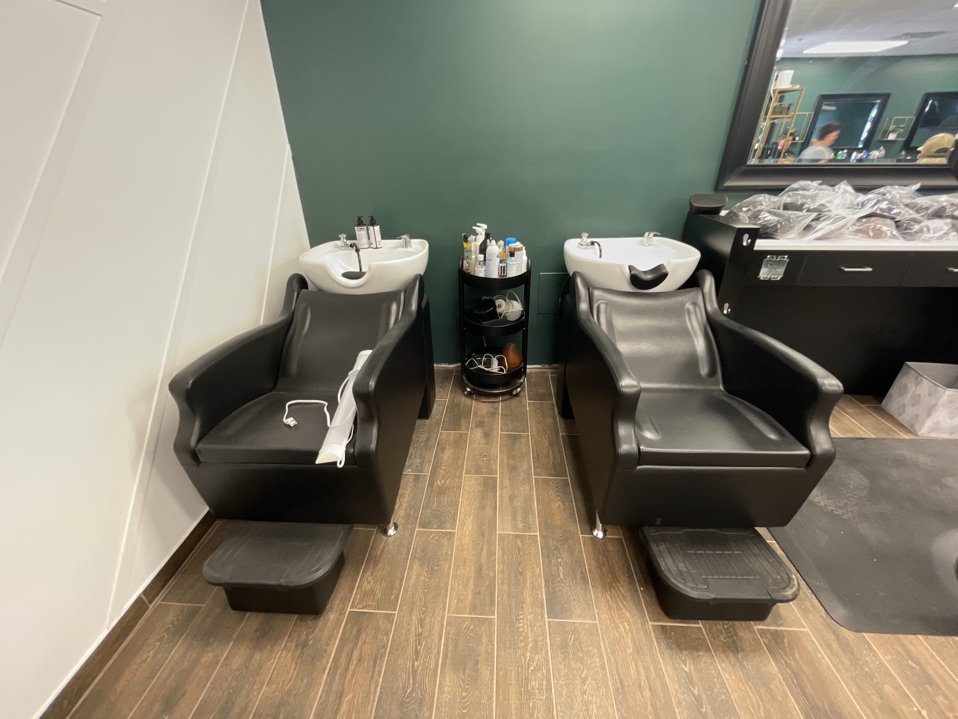 Hair Washing Sink Installation by Stake Plumbing and Heating