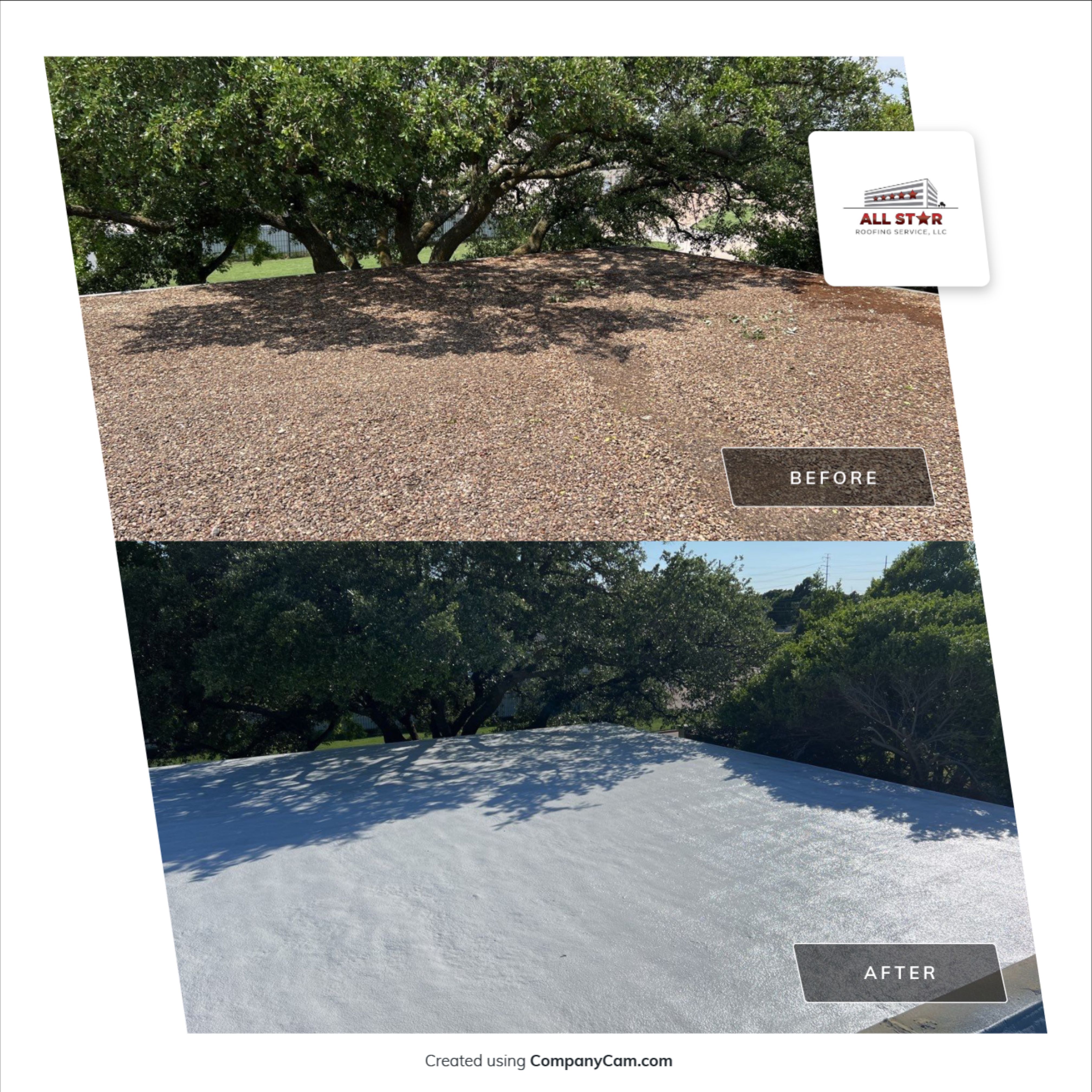 Foam & Metal Roof Restoration – Thermo Sensors (Garland, TX) by All Star Roofing LLC