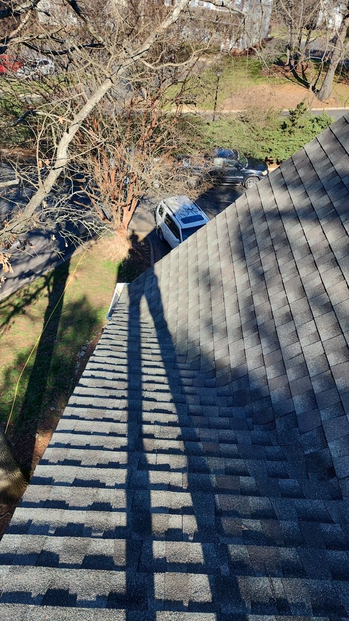 Gutter Cleaning using water by G&H Home Tech Pros LLC