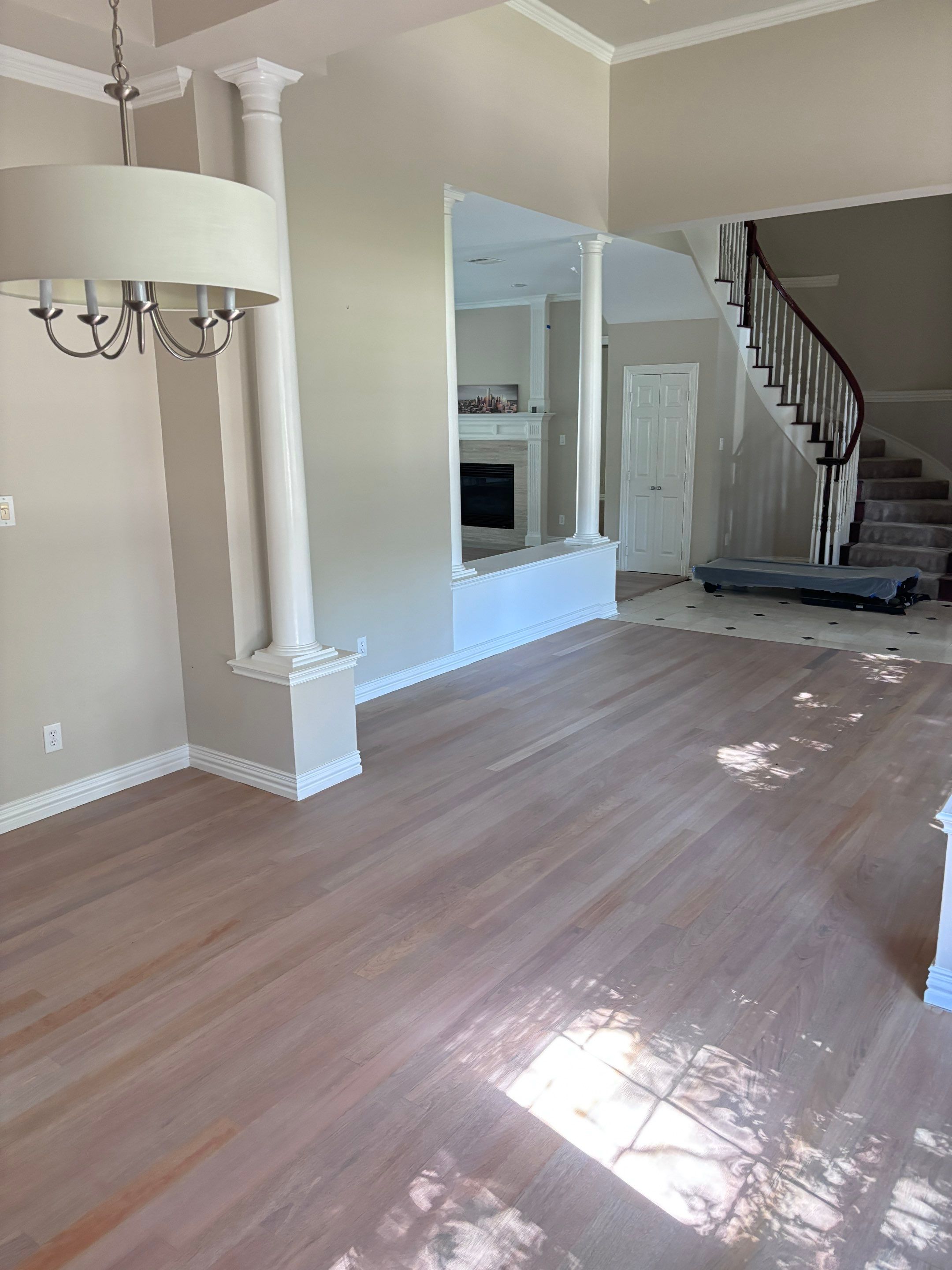 From Traditional Dark to Heavenly White by Bernard Hardwood Floors