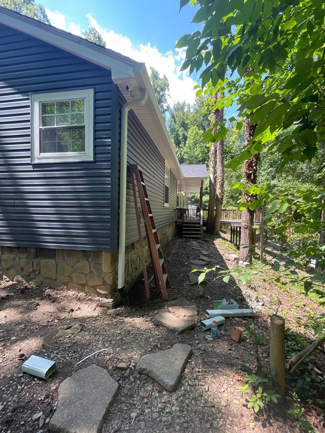 Siding Installation using Exterior Portfolio Market Square Dutch Lap Siding Slate Color by Secure Construction Company Inc