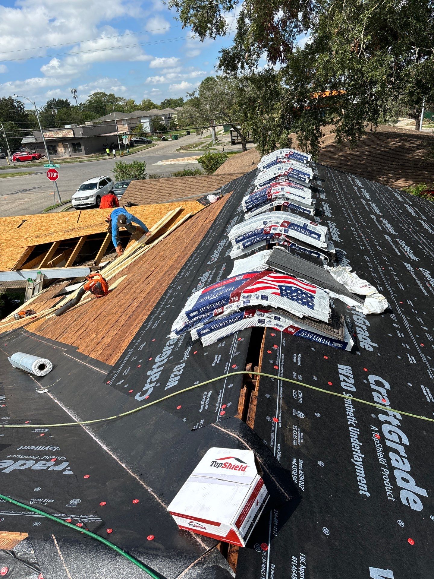 Residential Roofing Repair using Owen's Corning Duration (Lifetime) Shingles by Roof Repair Company