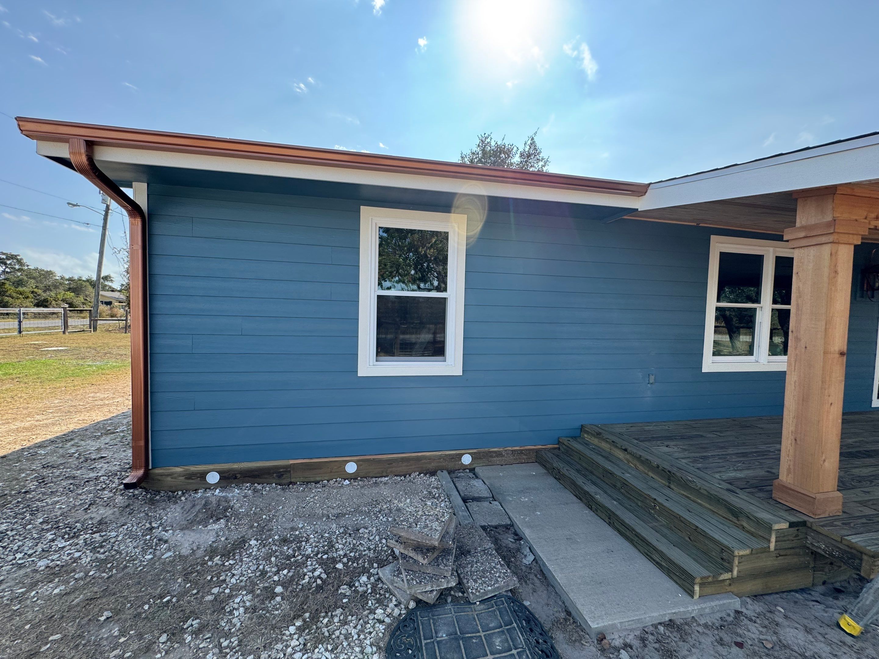 Customized Cabin by Bayfront Roofing and Construction