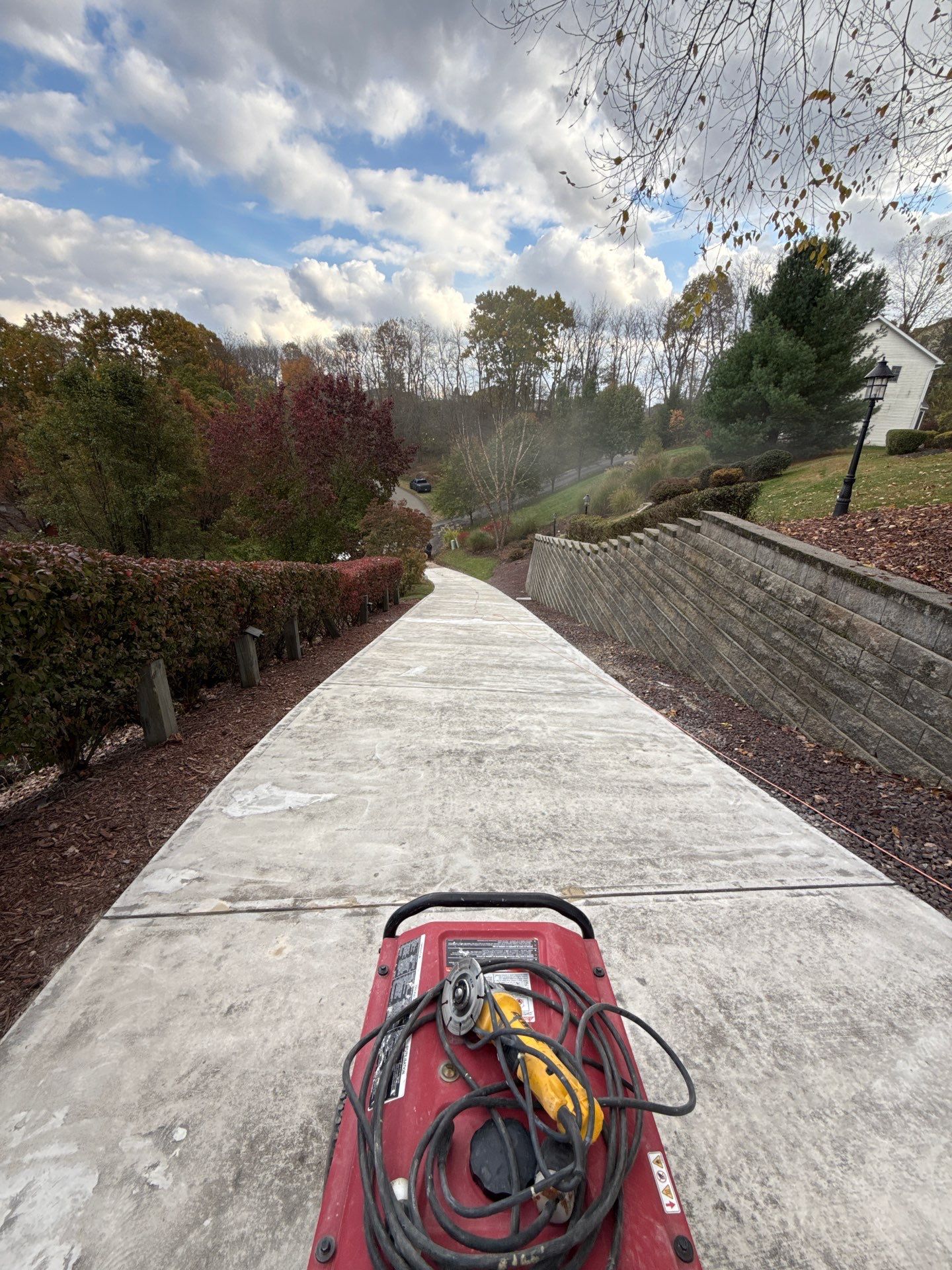 Steep Driveway Project in Sarver by Floors in a Day, Inc