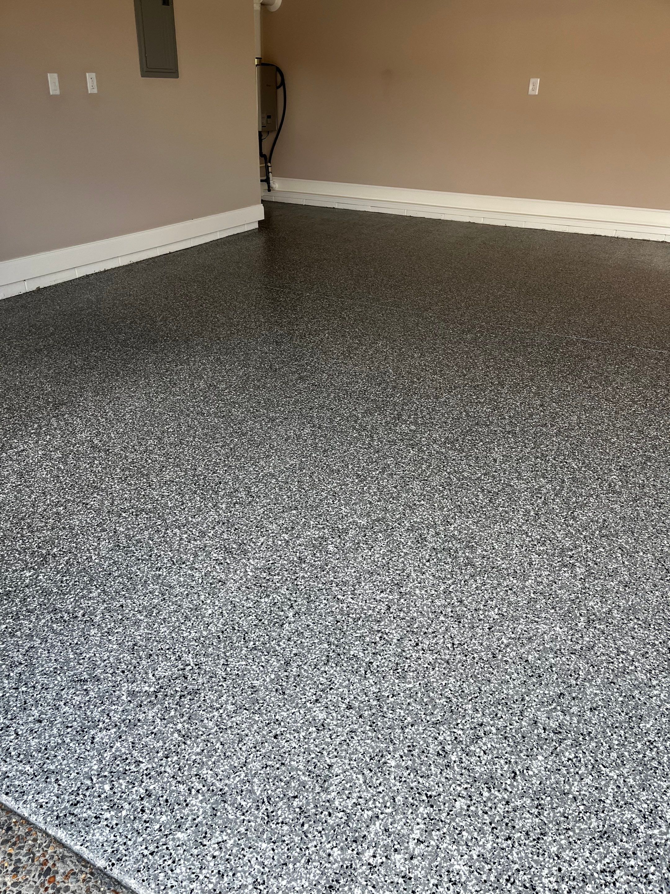 Garage Floor Coating using Wombat by My Garage Floor Guys