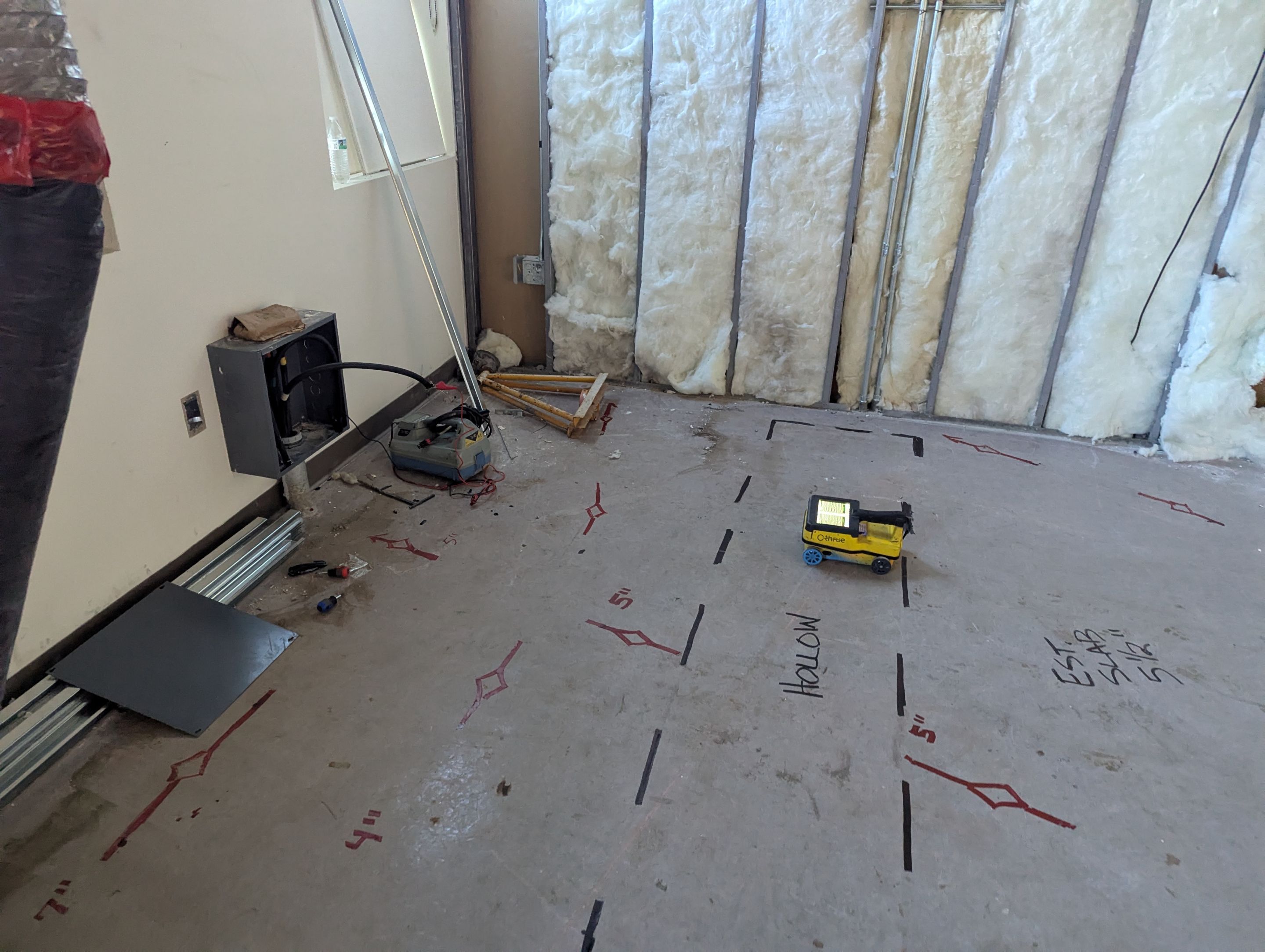 Concrete Scanning using Concrete GPR Scanner by Alsip Locating Service, LLC