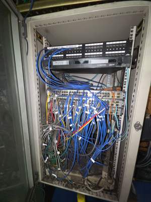 Structured cabling installation by CimaSolutions