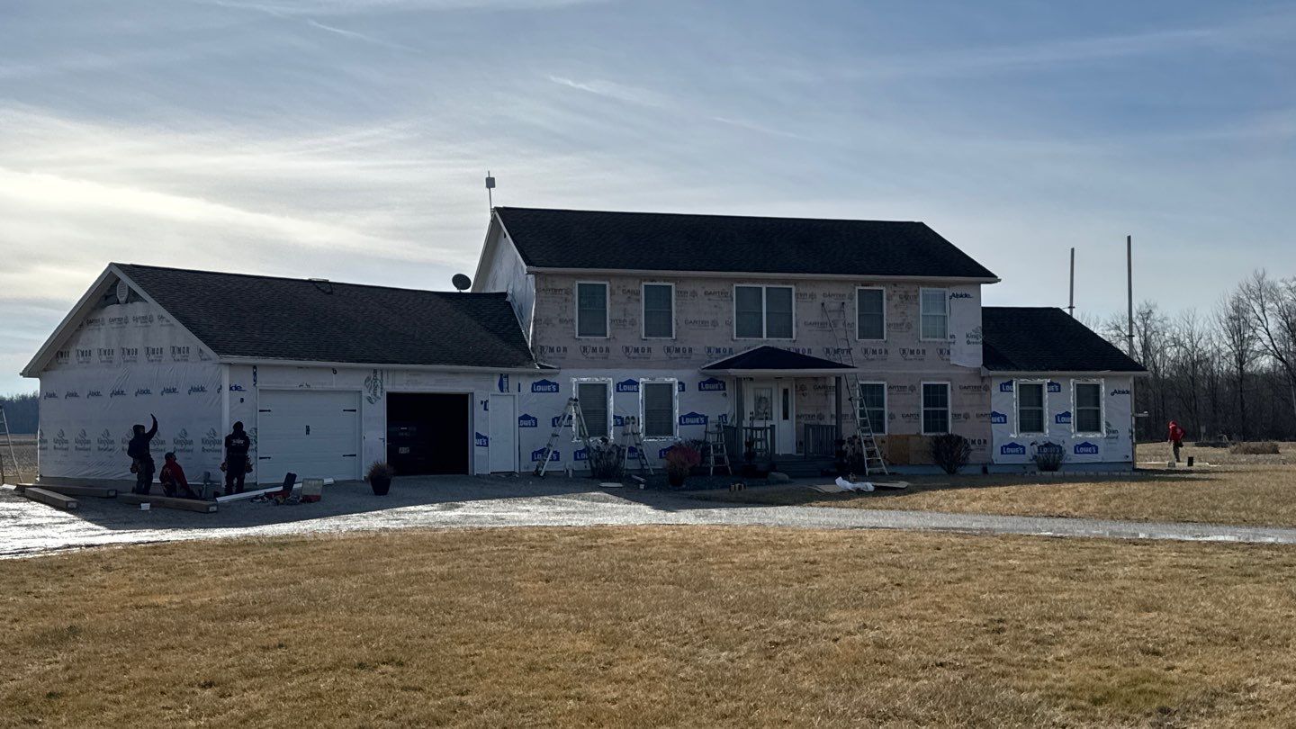 Siding Installation using Alside Coventry D4DL by Nitro Roofing and Construction