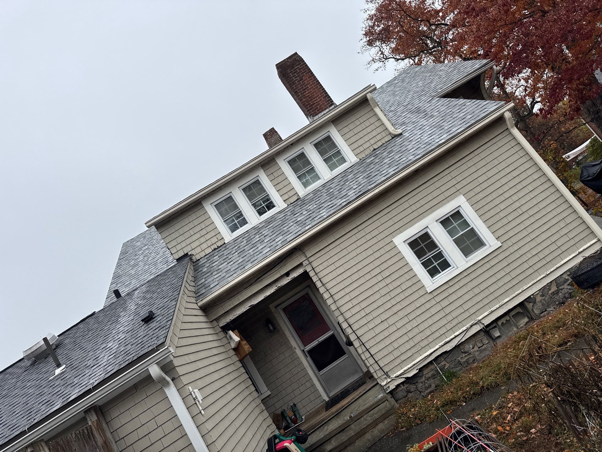 Ayer Church Complete Roof with Code-Compliant Overlay & Dual Chimney Restoration by Mighty Dog Roofing of Greater Middlesex County
