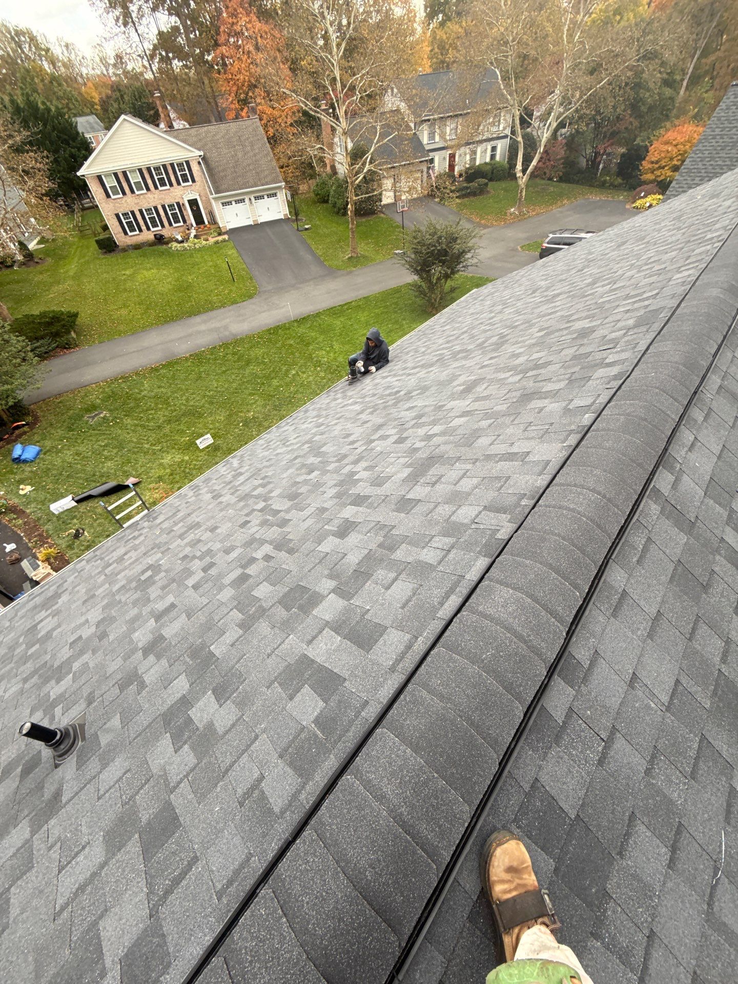 Alexandria :Residential Roof Replacement with CertainTeed Landmark Pro in Max Def Moire Black  by RM Banning, Inc.