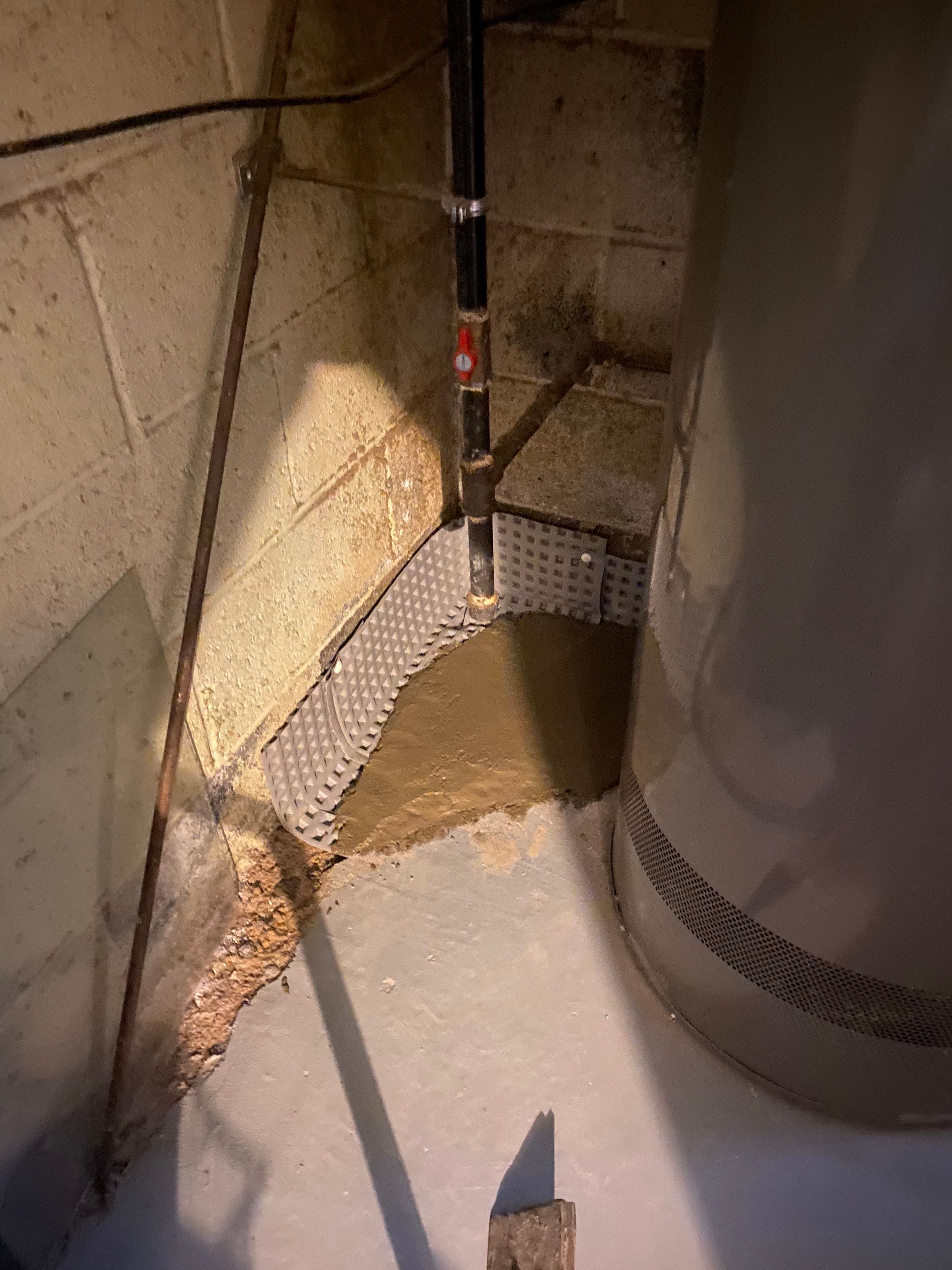 Interior French Drain Job in Cranford, NJ by Pure Service Pro, LLC 