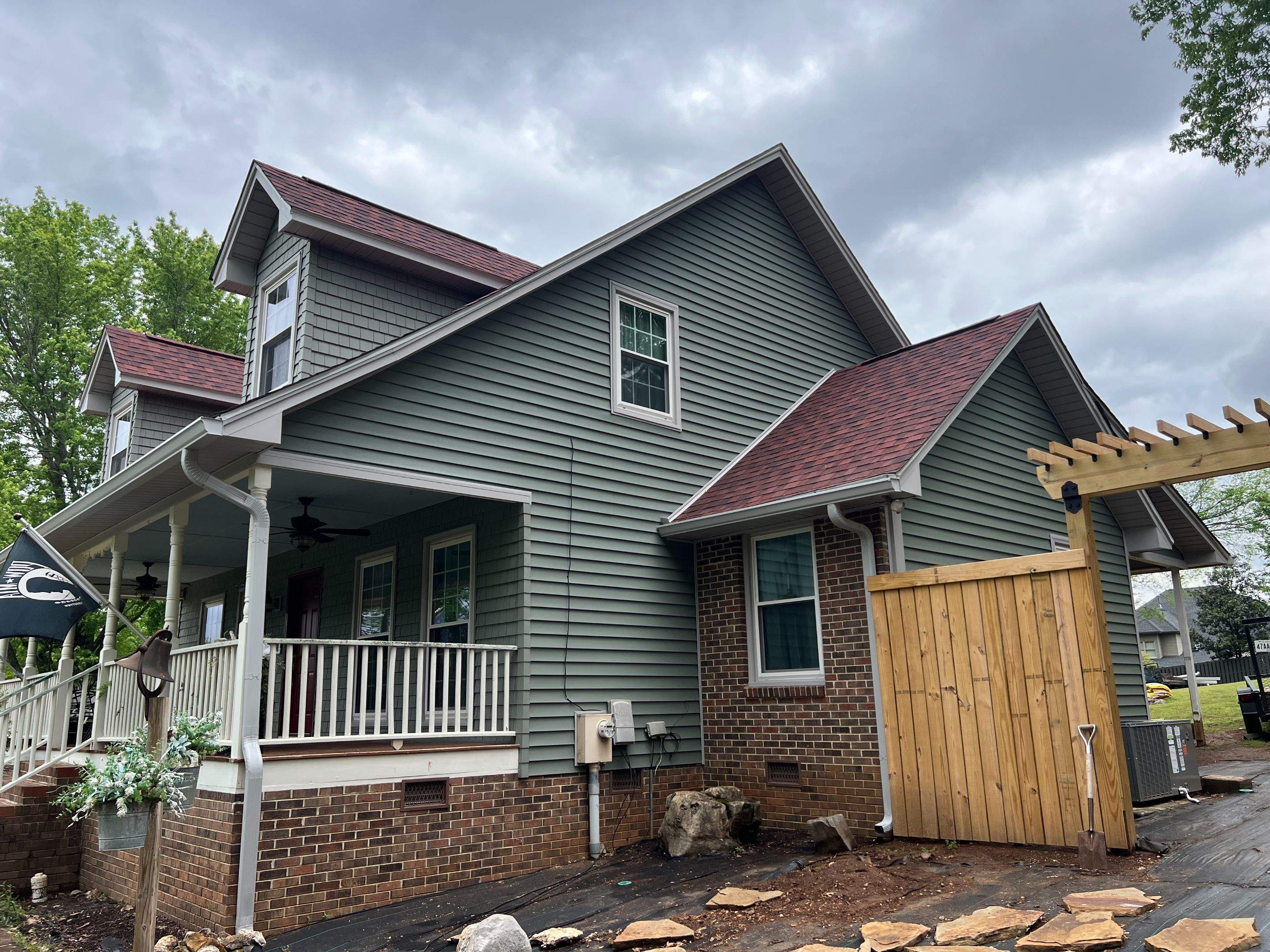 Siding Replacement using Mastic Carvedwood Vinyl Plank by Freedom Exteriors