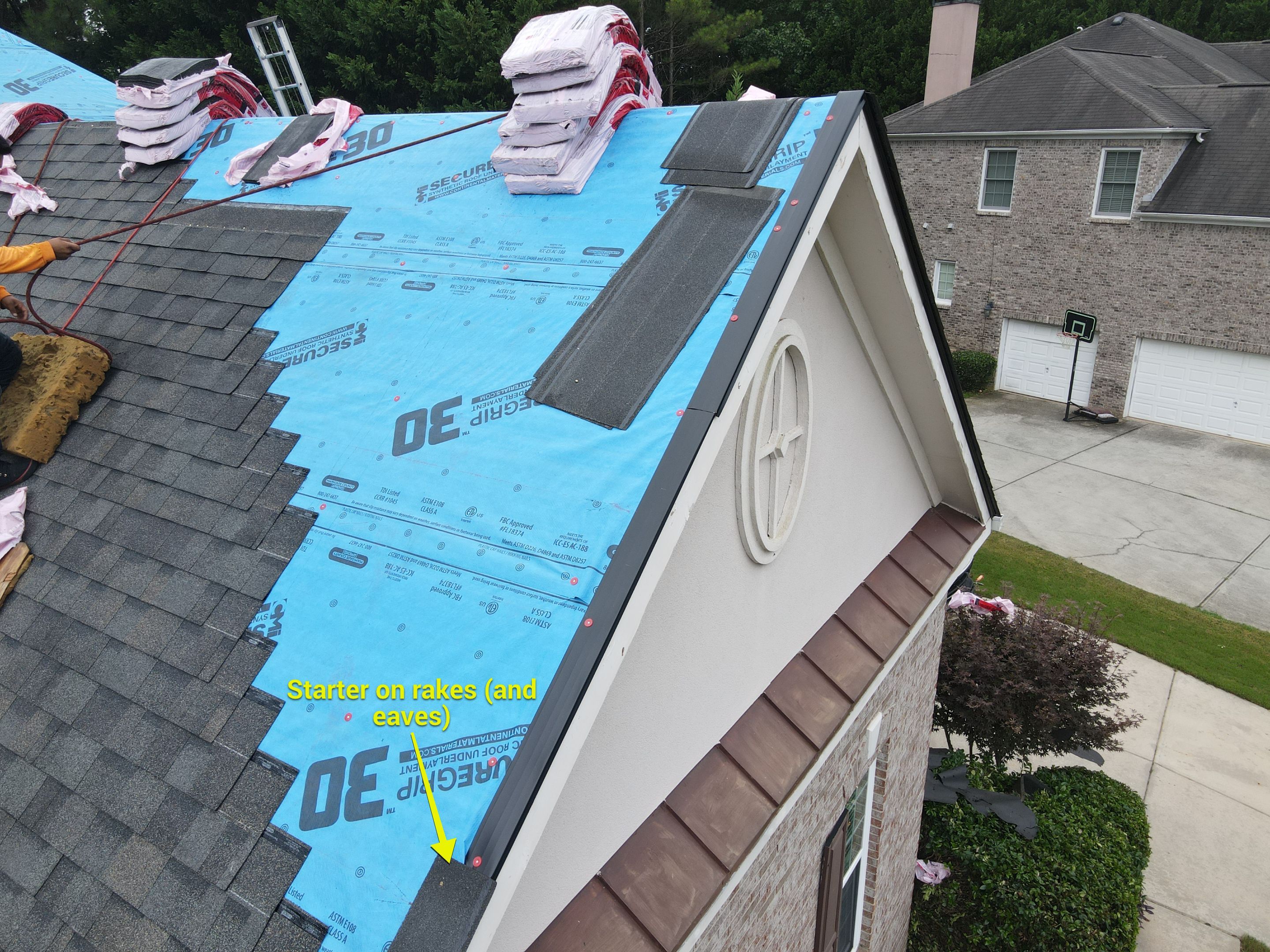 Residential Roofing Installation using Owens Corning by Inspector Roofing and Restoration