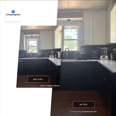 Modern Lincoln Kitchen Remodel with Two-Tone Cabinetry