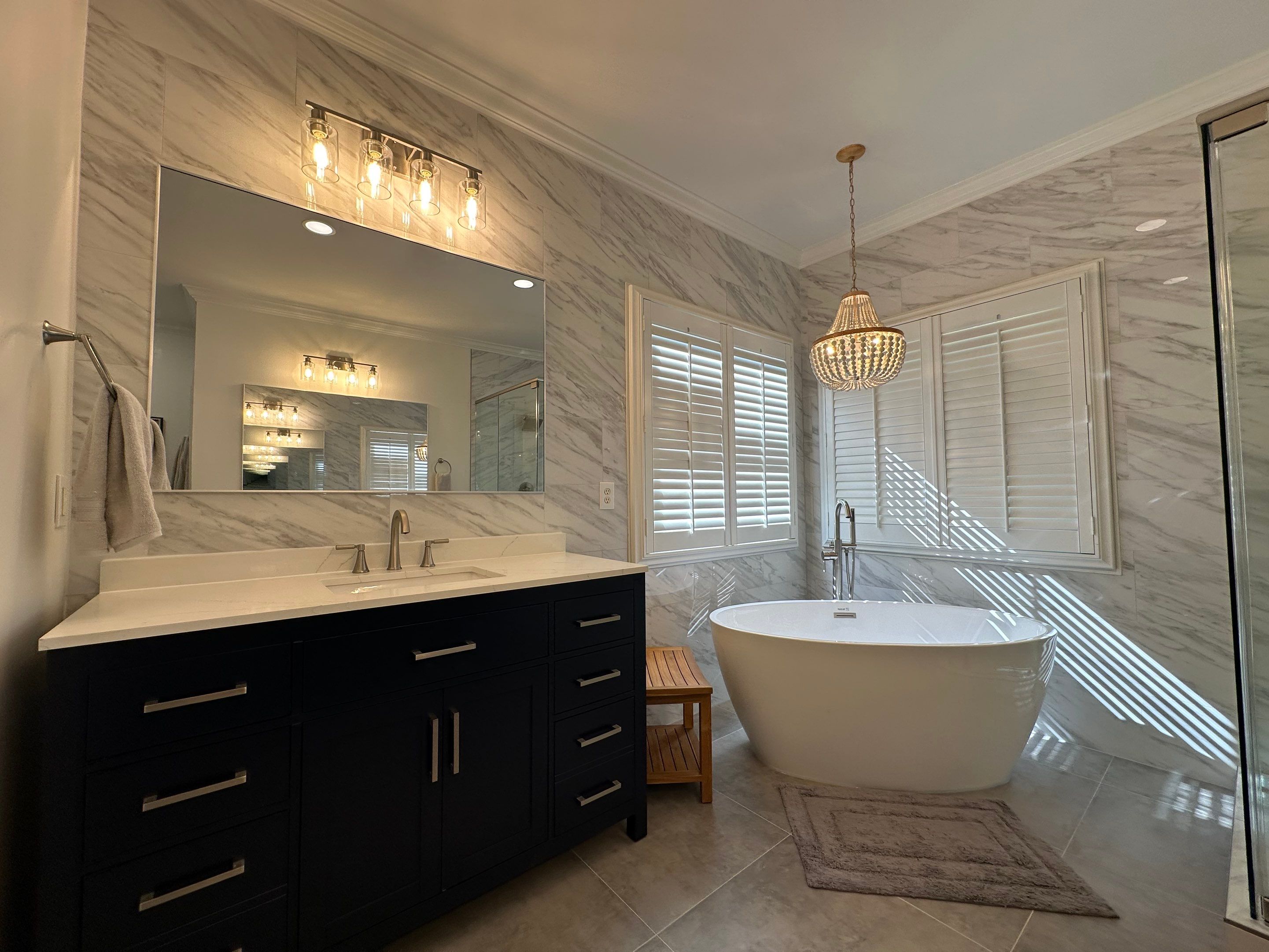 Bathroom Remodel in Brentwood by Music City Improvements