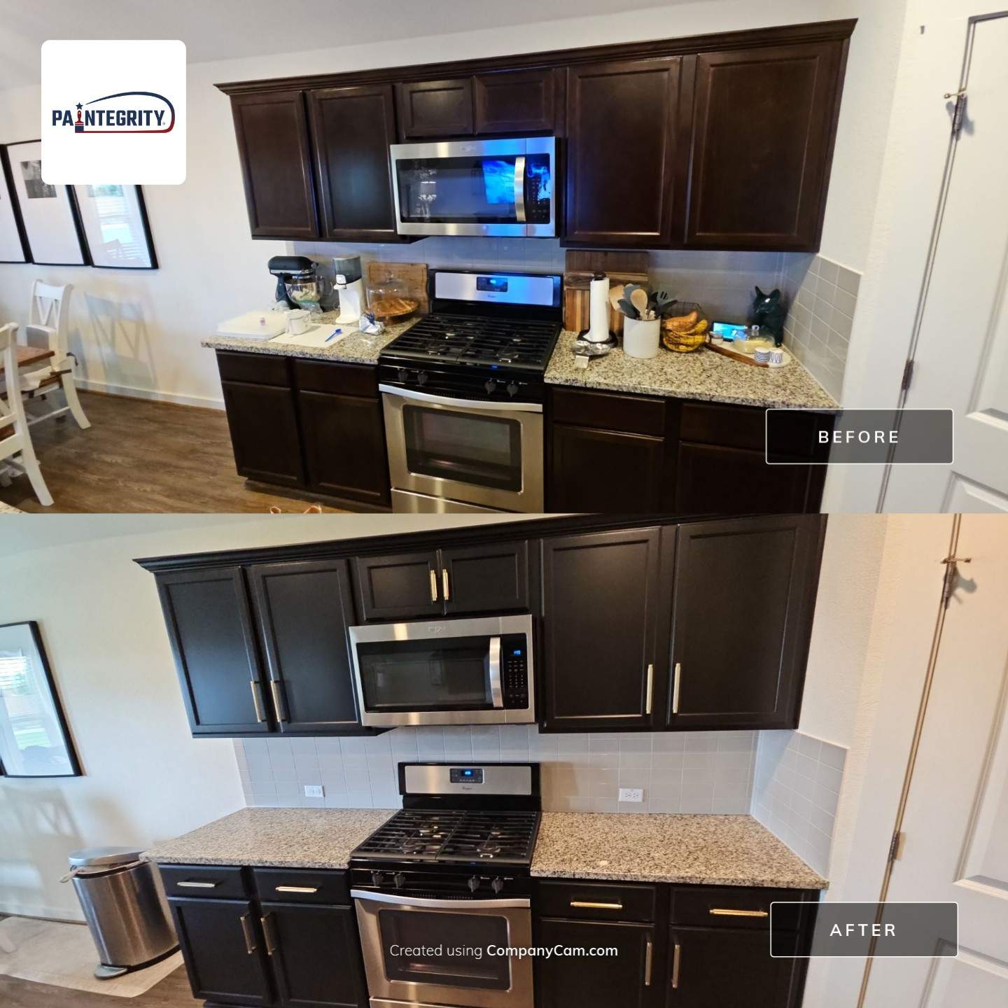 Cabinet Painting In Pflugerville by Paintegrity, LLC