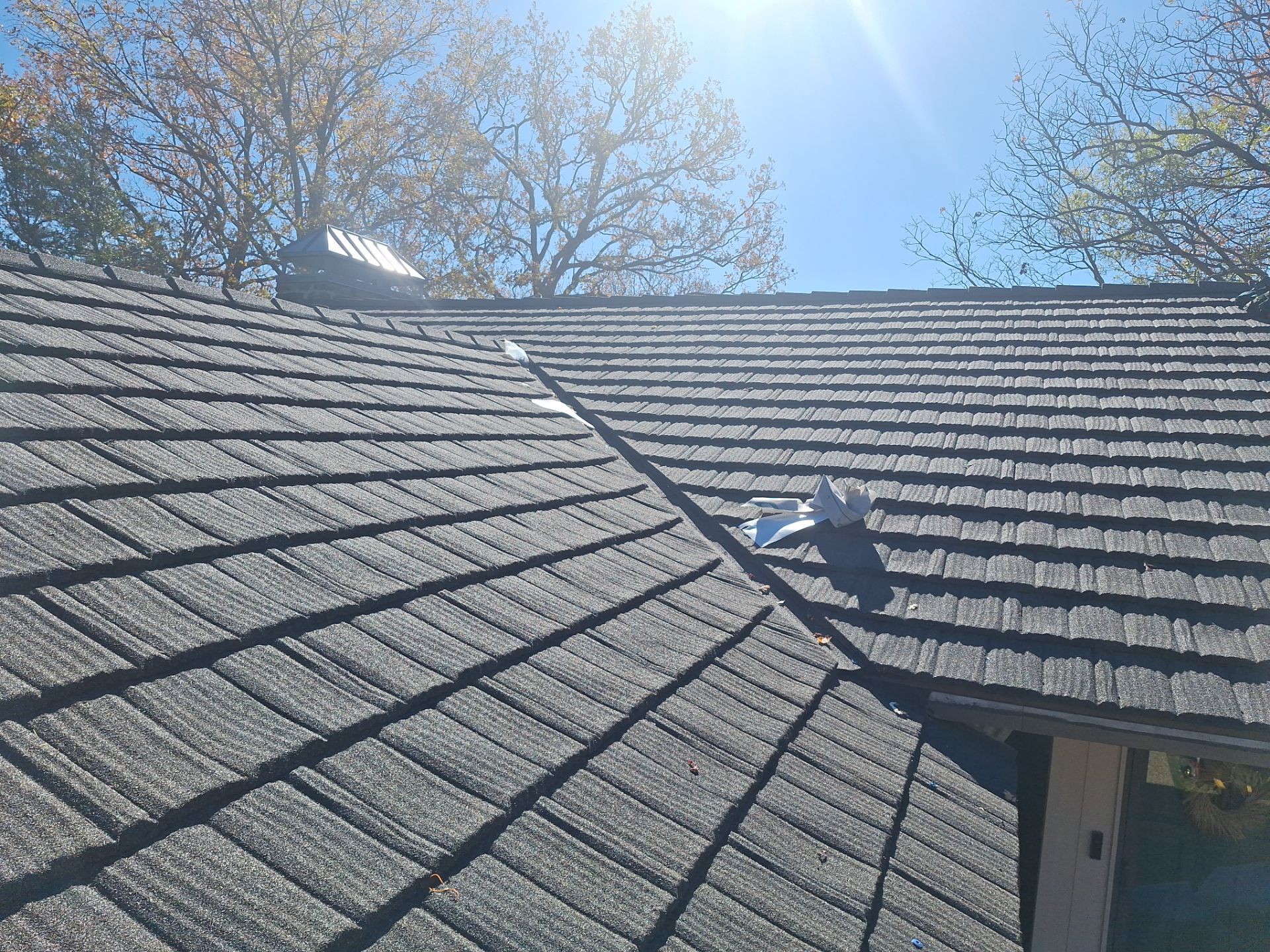 Residential Roofing Installation using Stone Coated Steel - Westlake Royal Roofing Solutions by Ozark Mountain Roofing