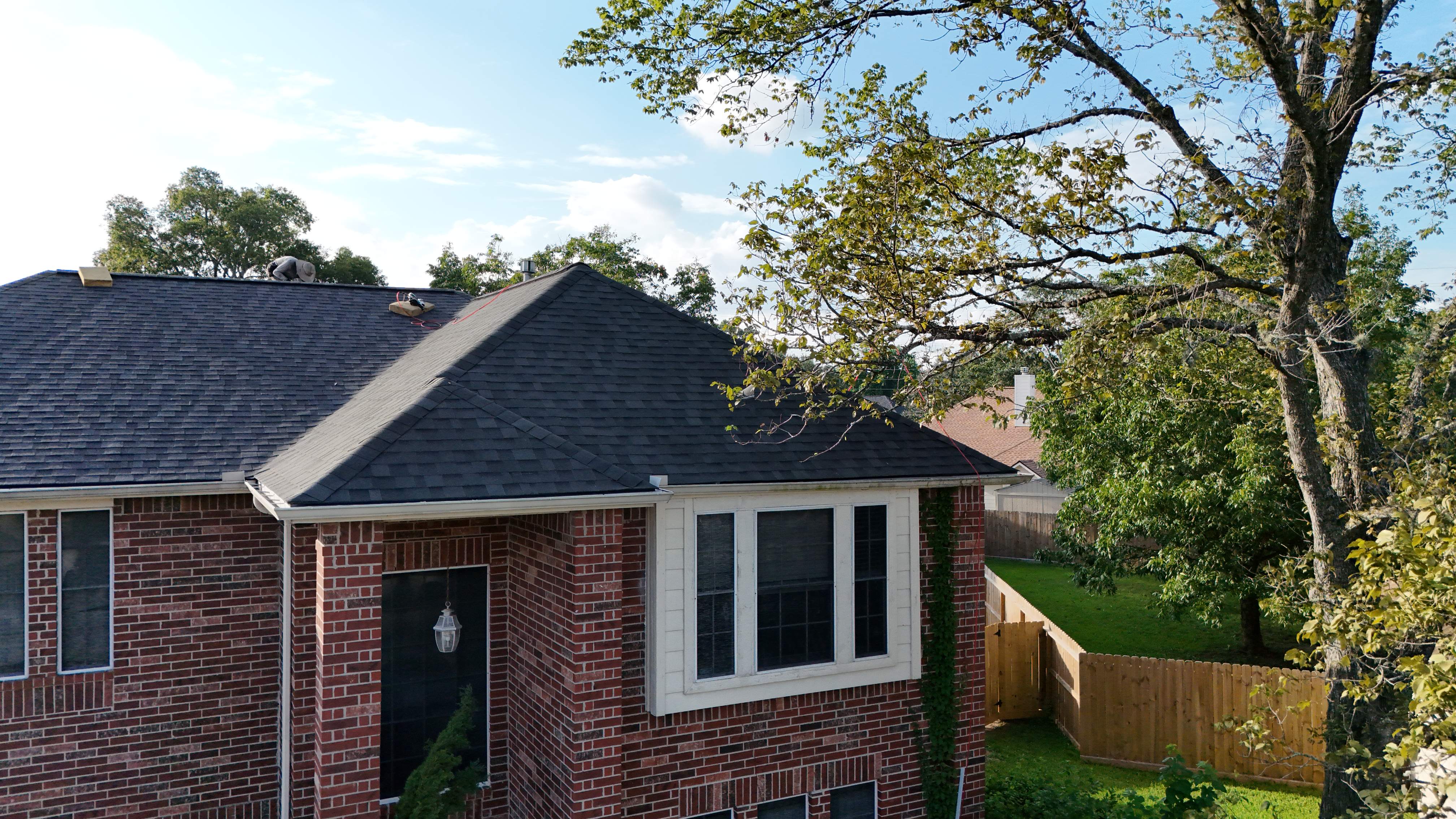 Charcoal Shingle Roof Replacement — North Houston, TX by PL Roofing & SB Roofing, LLC.
