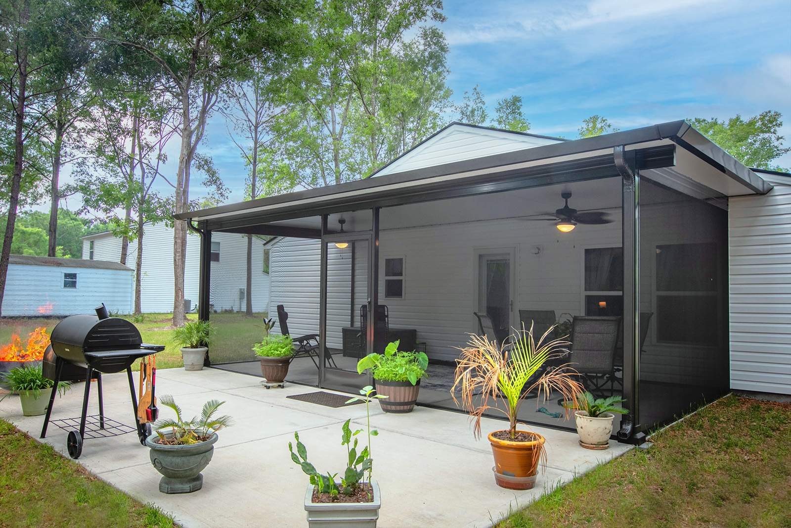 Patio covers  using Renaissance patio covers by Orlando pergolas 