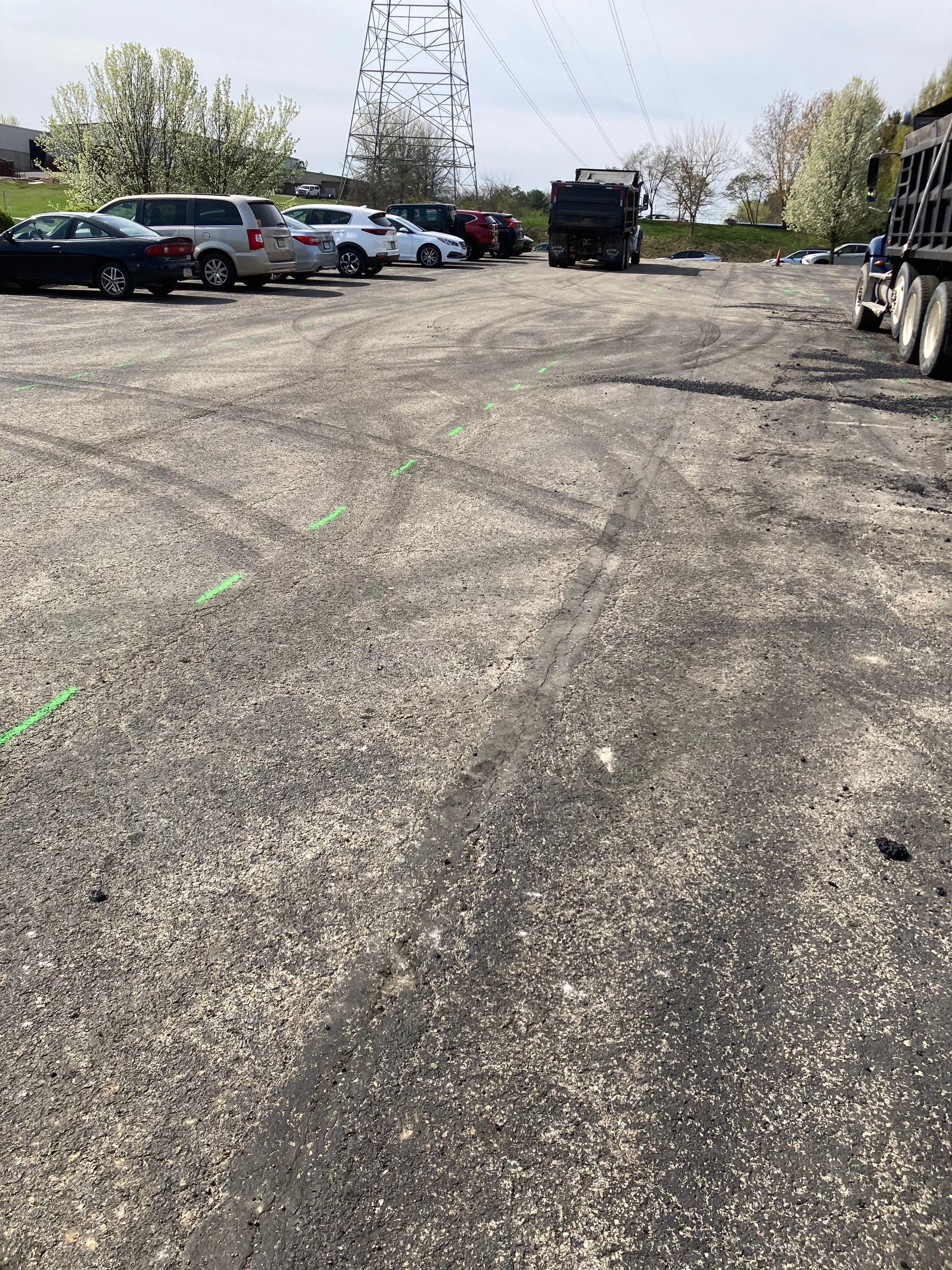Asphalt Resurface Commercial Park Lot using asphalt by Brant's Asphalt