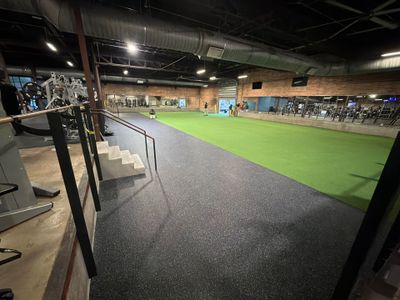 Norfolk OLF - Strength area turf, rubber installation and front desk