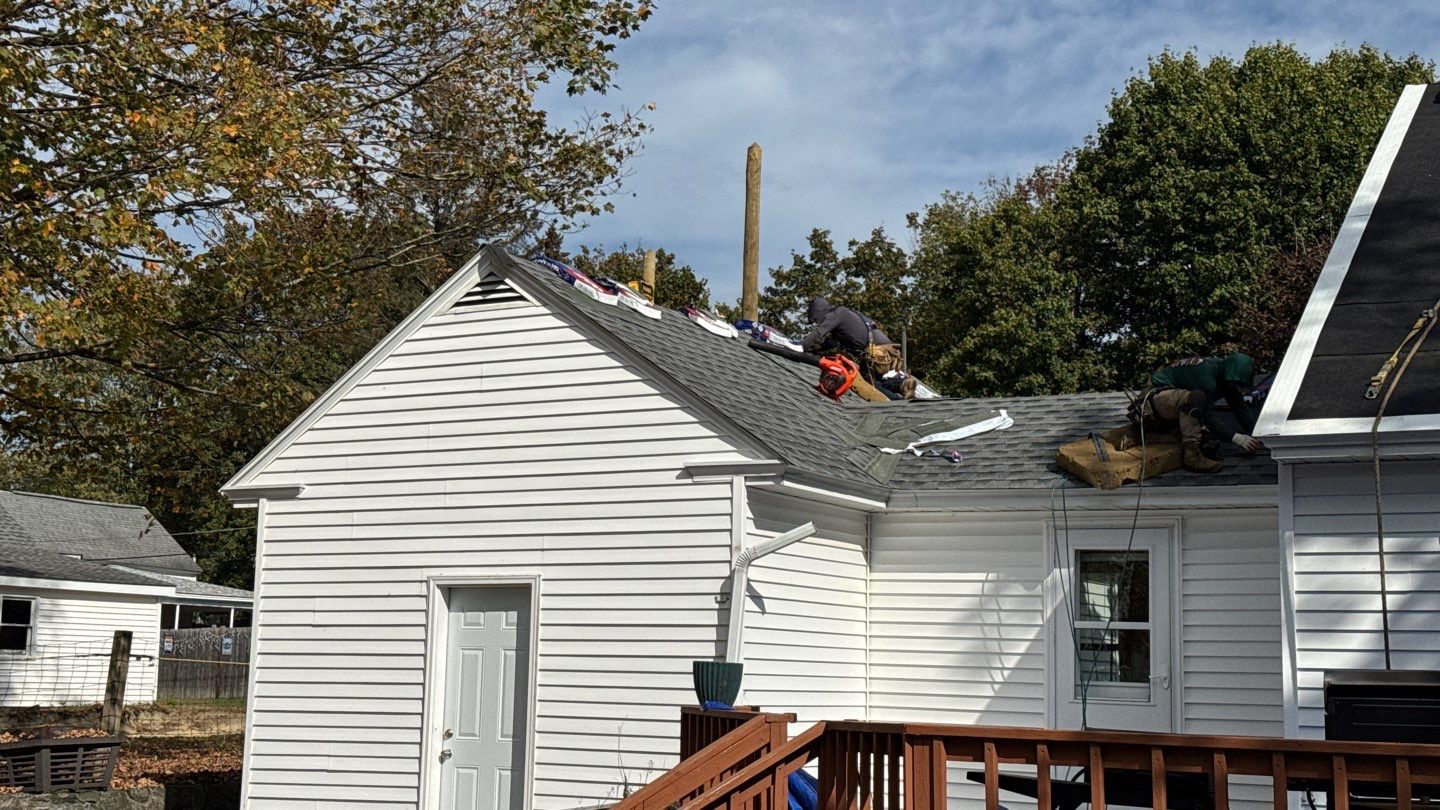 Complete Roof Replacement with GAF Pewter Gray HDZ™ Shingles, VELUX Skylights & New Gutters by Sensible Home Solutions