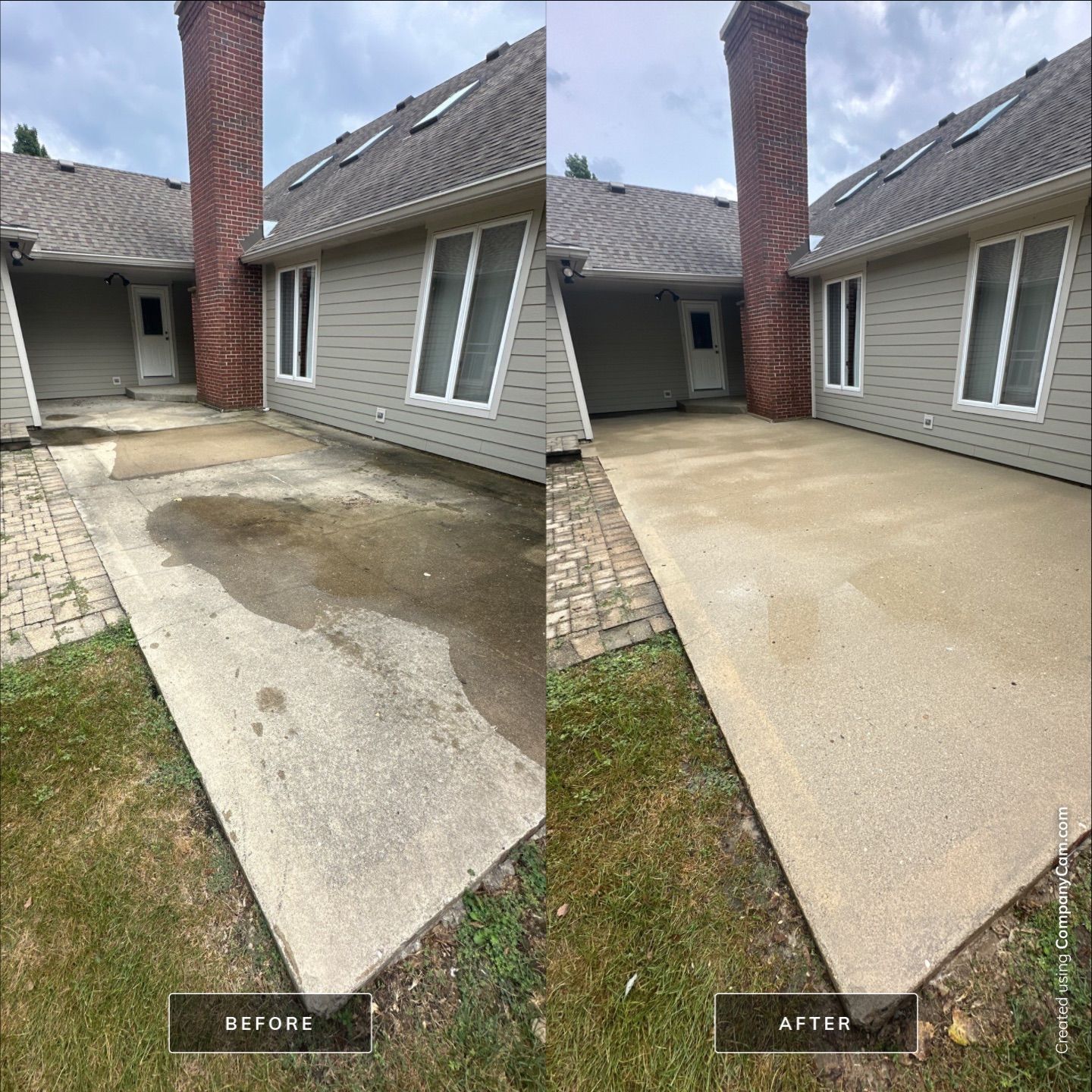 Project in Deer Park by Simmons Power & Soft Washing