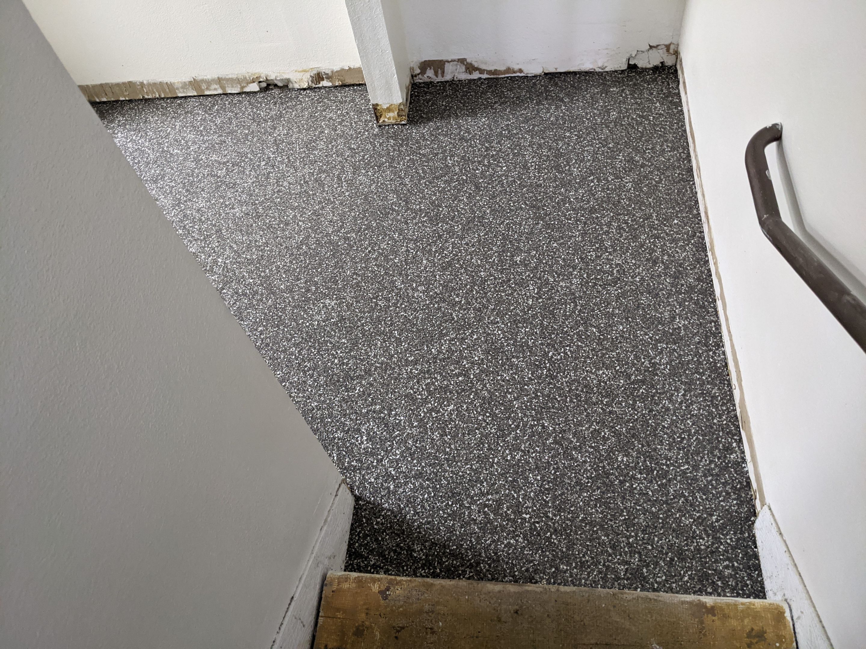Commercial Floor Transformation using Silver Creek by Croc Coatings, LLC