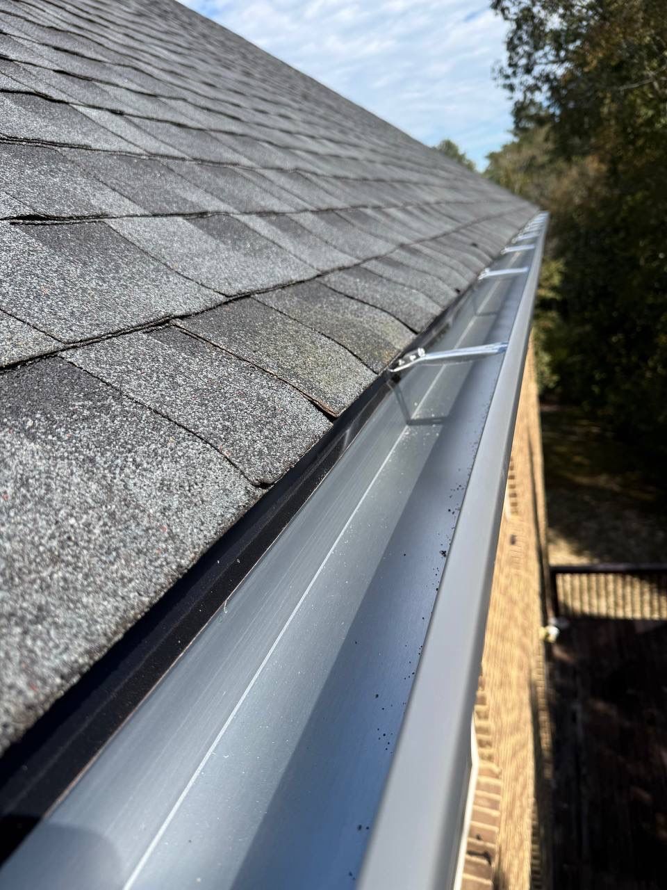 Whitney Landing Gutter System Replacement by Dom Roofing & Restoration