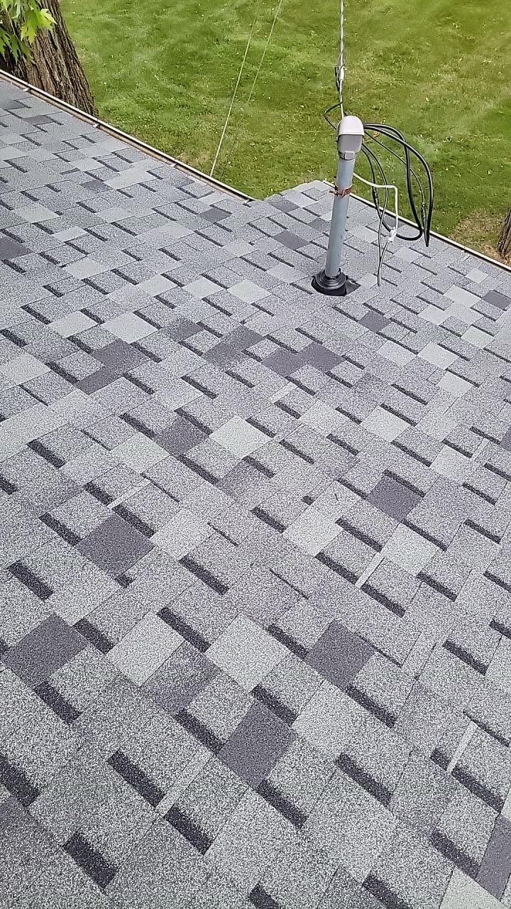 Atlas Pinnacle Pristine Scotchgard: Hearthstone Drip Edge: Black by Eagle Eye Roofing