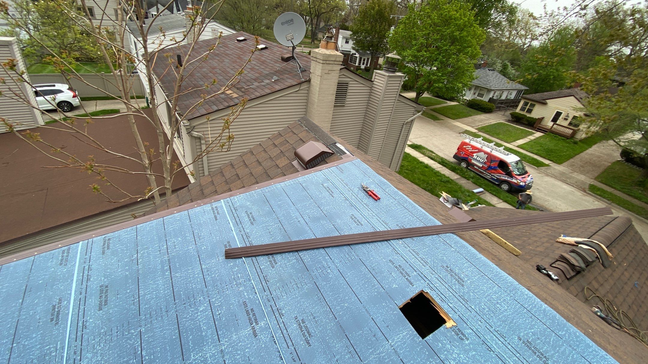 Roof Replacement using CertainTeed Landmark by 180 Contractors