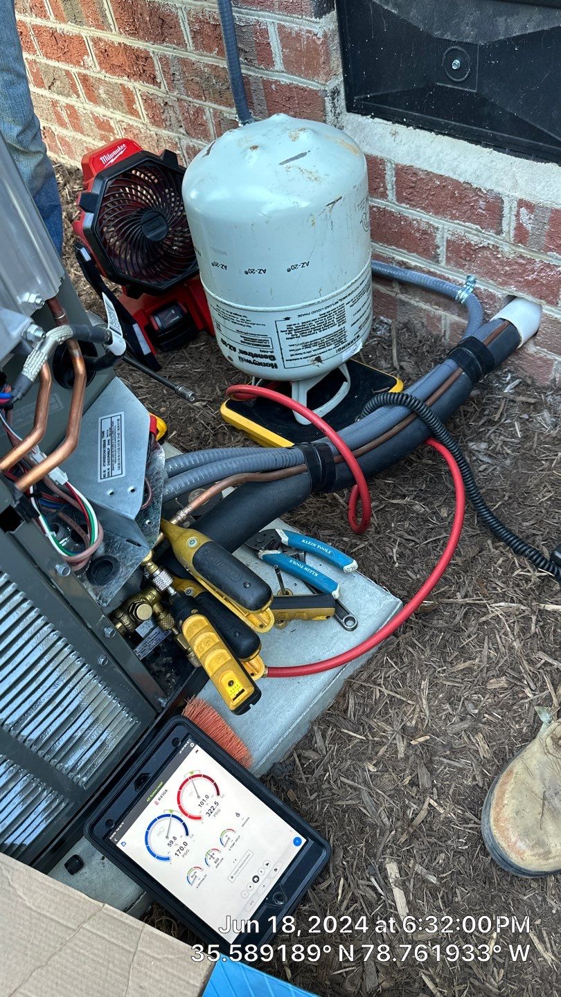 2 Trane XV20i Split System Install by Nick's Mechanical LLC.