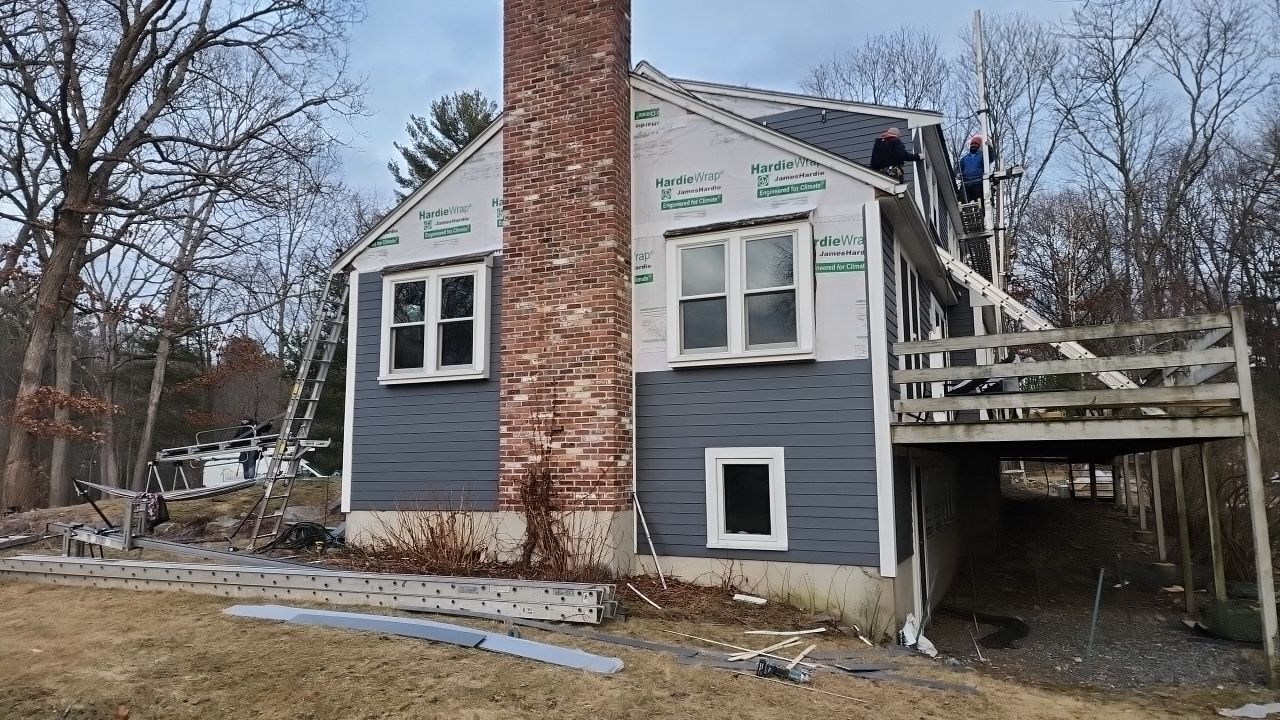 Siding installation in Natick, MA by UBrothers Construction