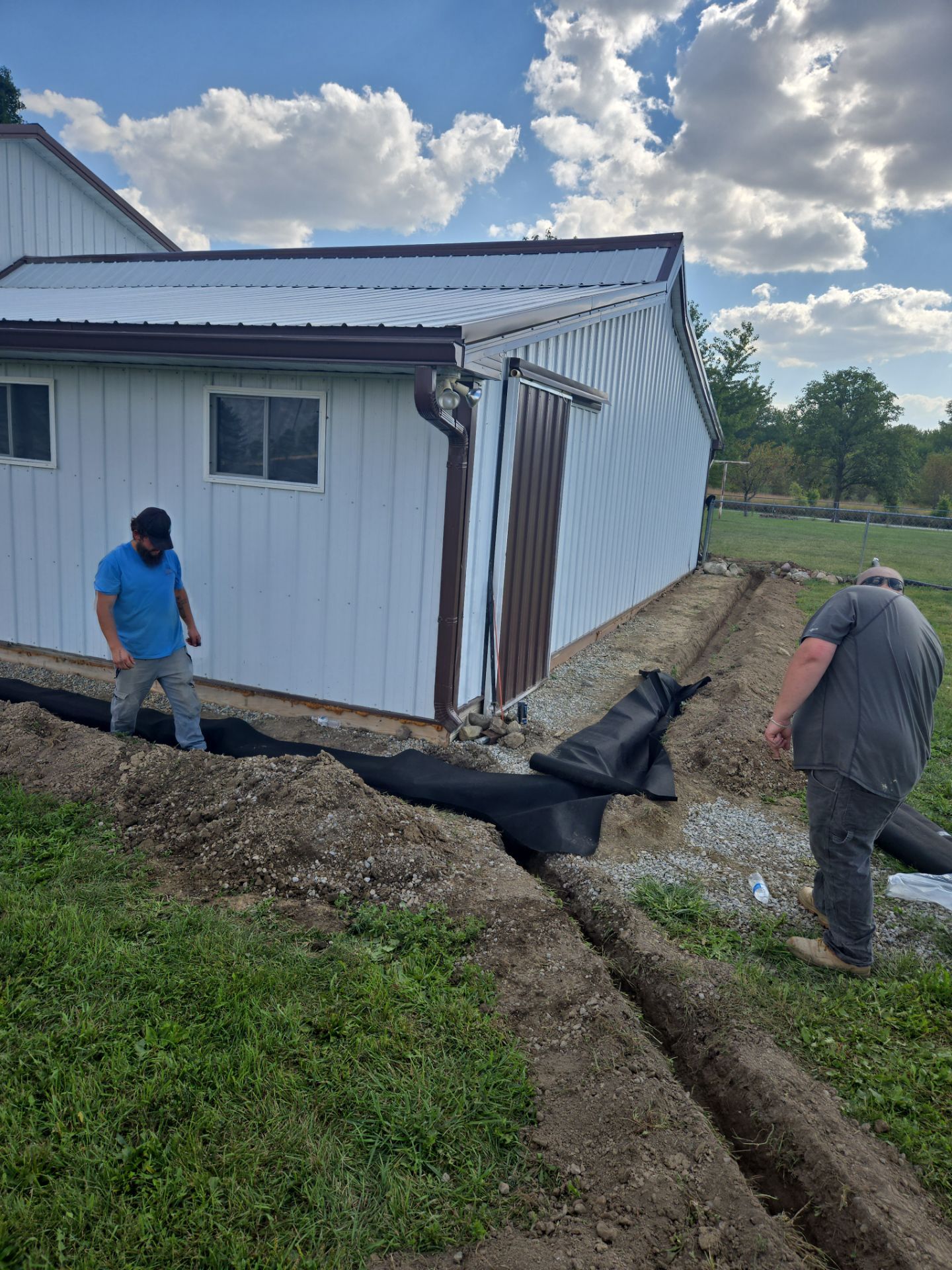 Exterior Open Faced Drainage  by Homeward Environmental LLC