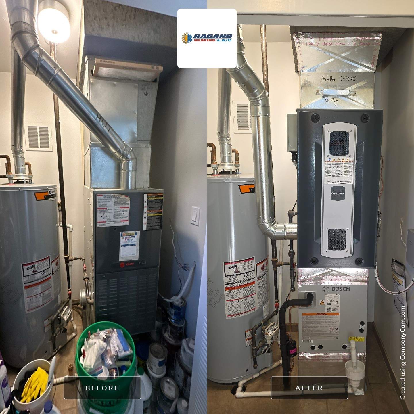 Dual Fuel Installation by Ragano Heating & Air Conditioning Inc