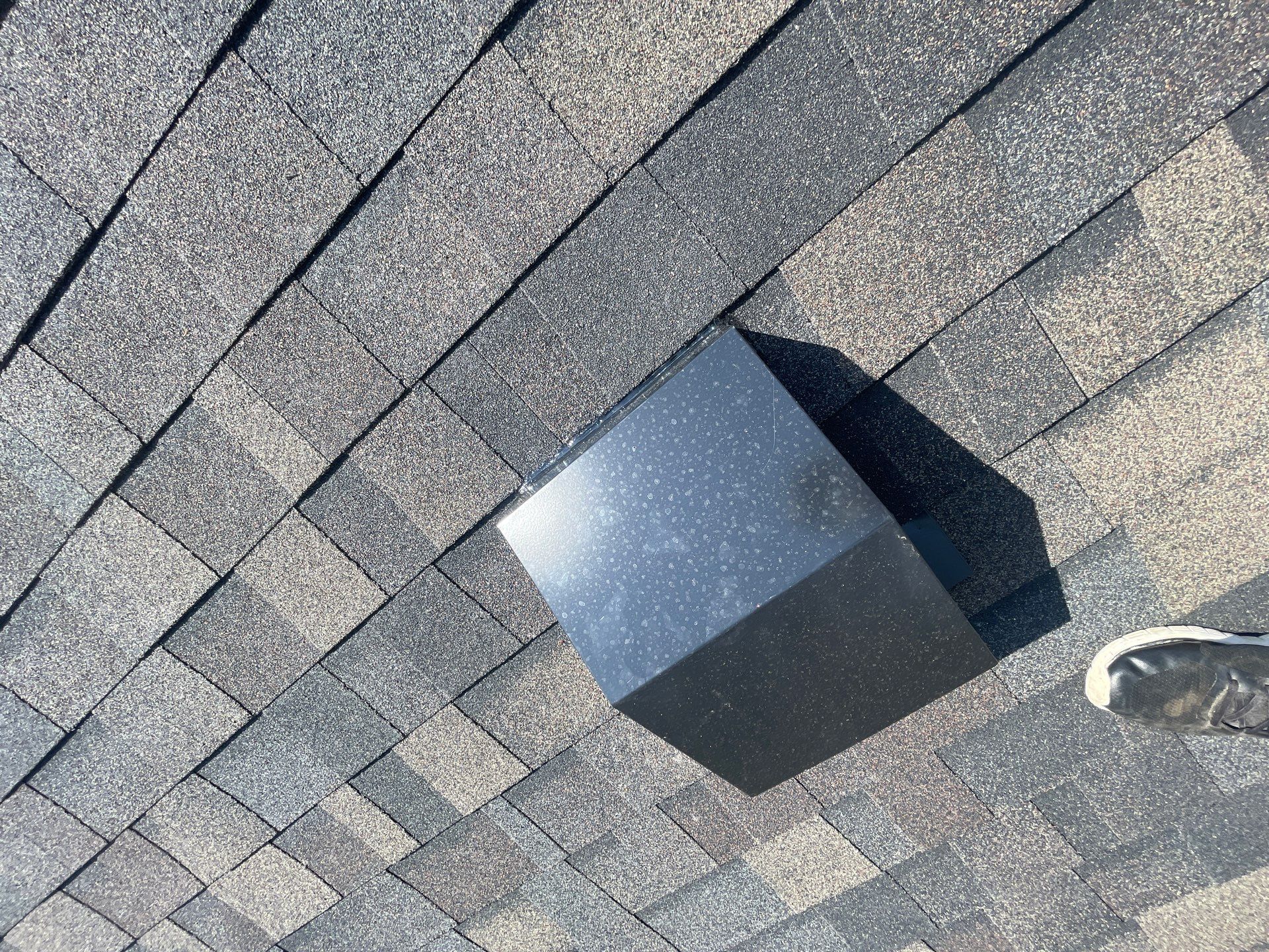 Asphalt Shingle Roof Replacement and Copper Chimney Flashing in Trumbull by A Plus Exterior