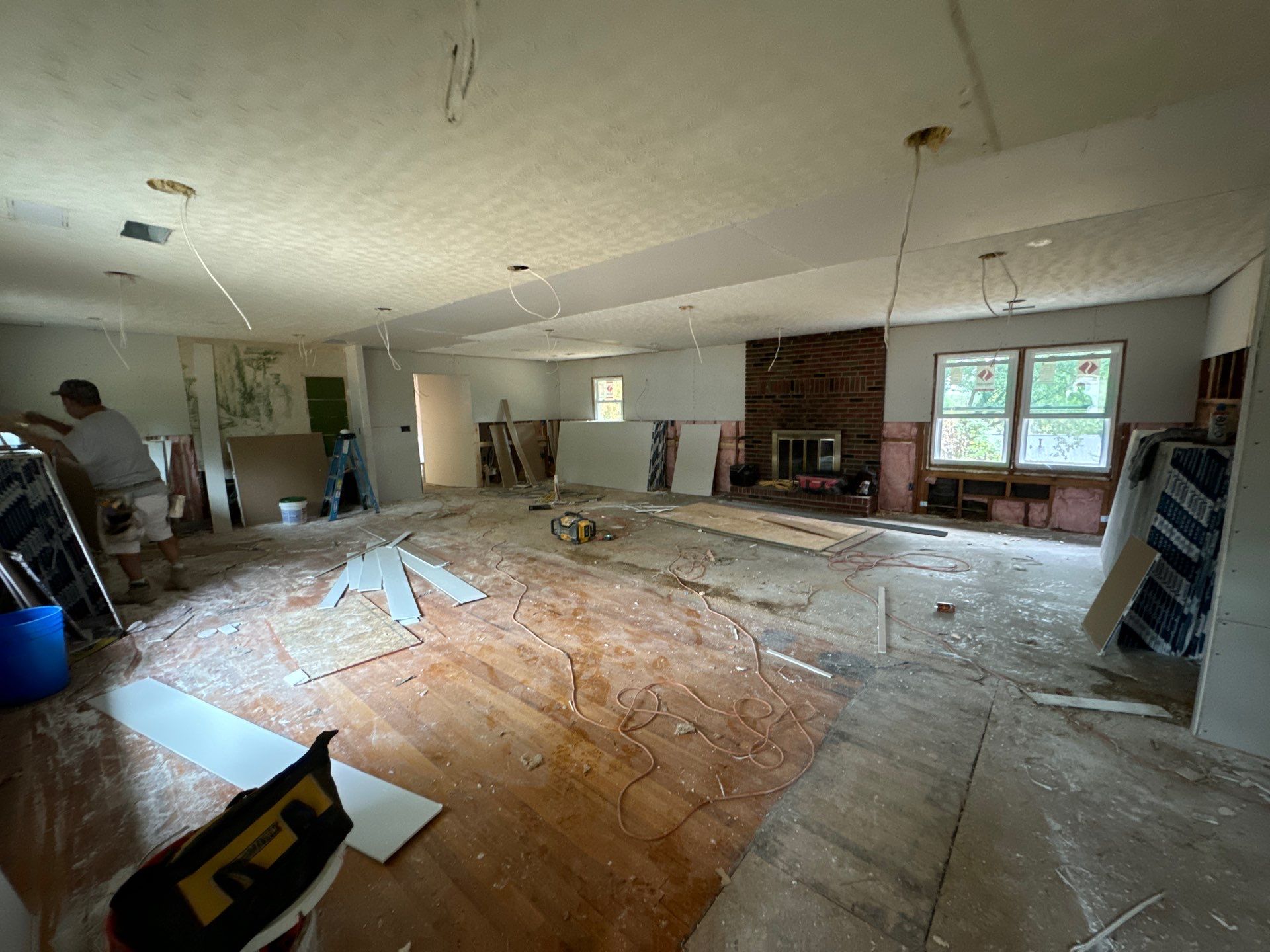Complete Interior Home Renovation and Basement Finishing in Marietta by Swift Home Renovations 