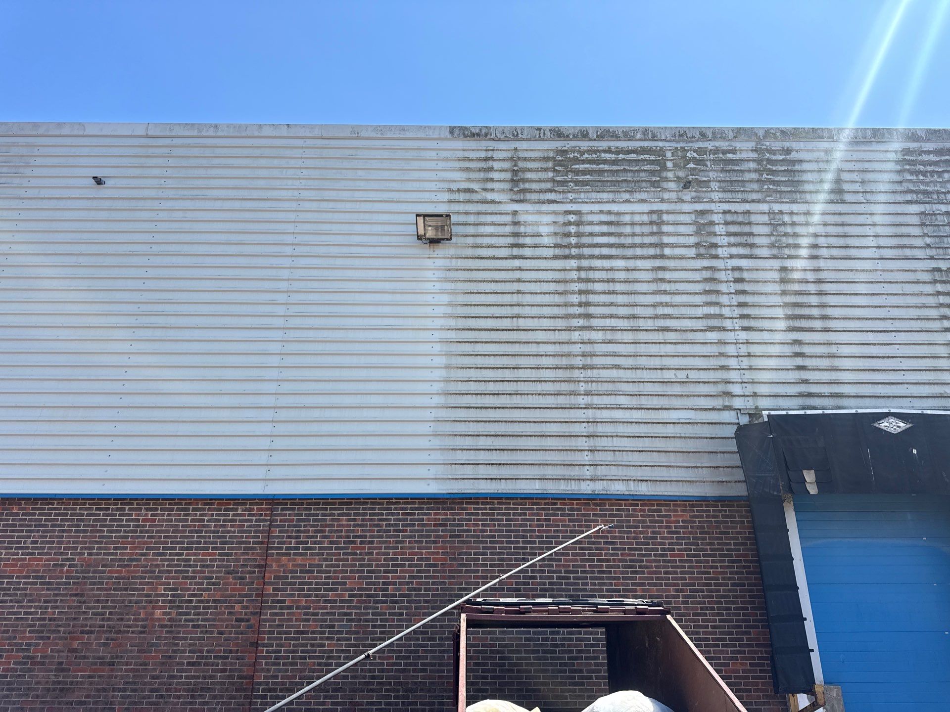 Industrial Cladding and Brickwork Cleaning for Watford Commercial Property by Ges Exterior Cleaning ltd