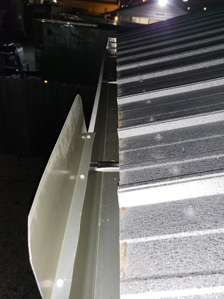 Gutter Installation using K-Style Seamless Gutters by Gutter Professors