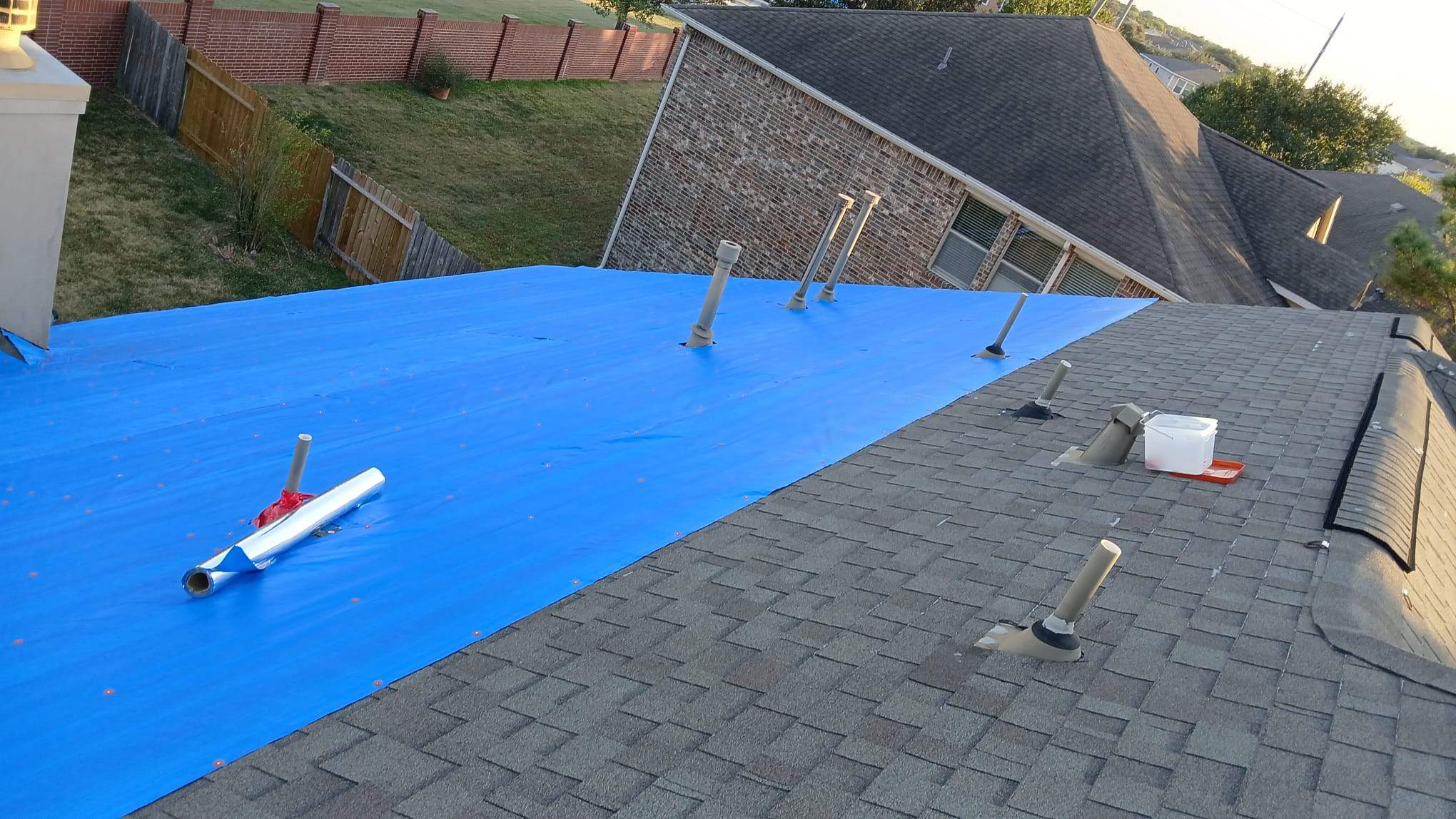 Full Residential Roof Replacement and Storm Damage Repairs in Cypress by Caliber Restoration LLC