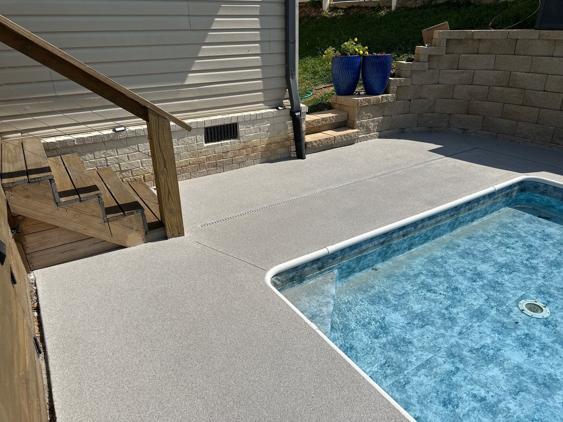 Amazing Pool Deck Transformation Using Our Signature Quartz System! by Elite Floor Solutions