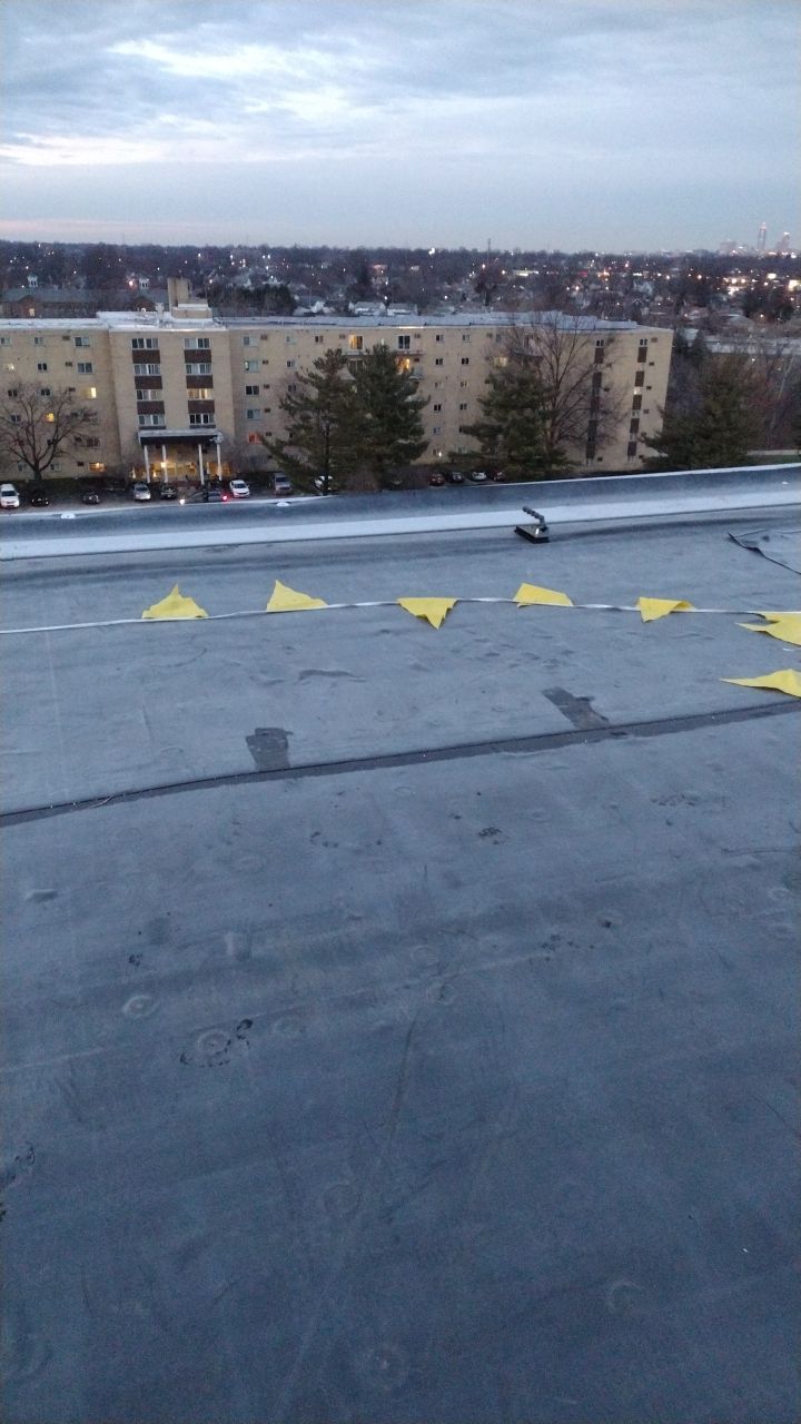 Commercial flat roof parma by Absolute Roofing and Construction