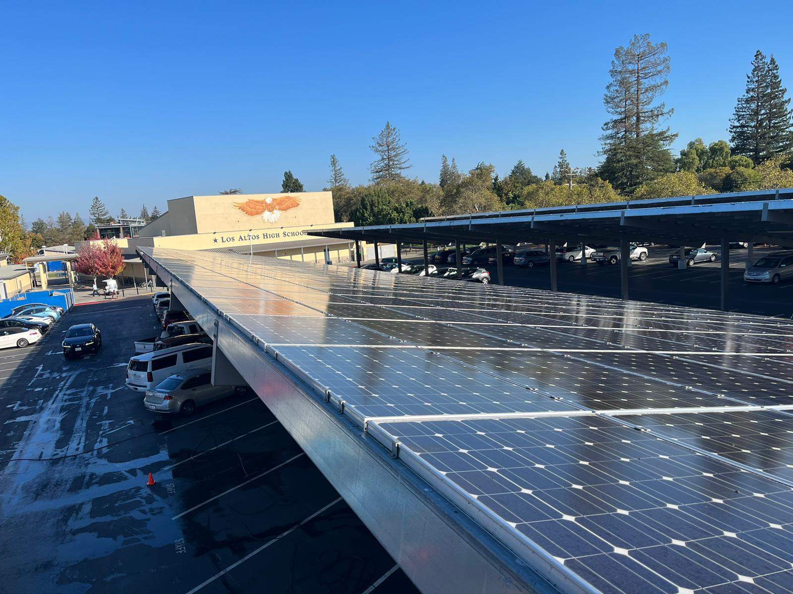 Los Alots Commercial Solar Panel Cleaning by All One Solar Shine