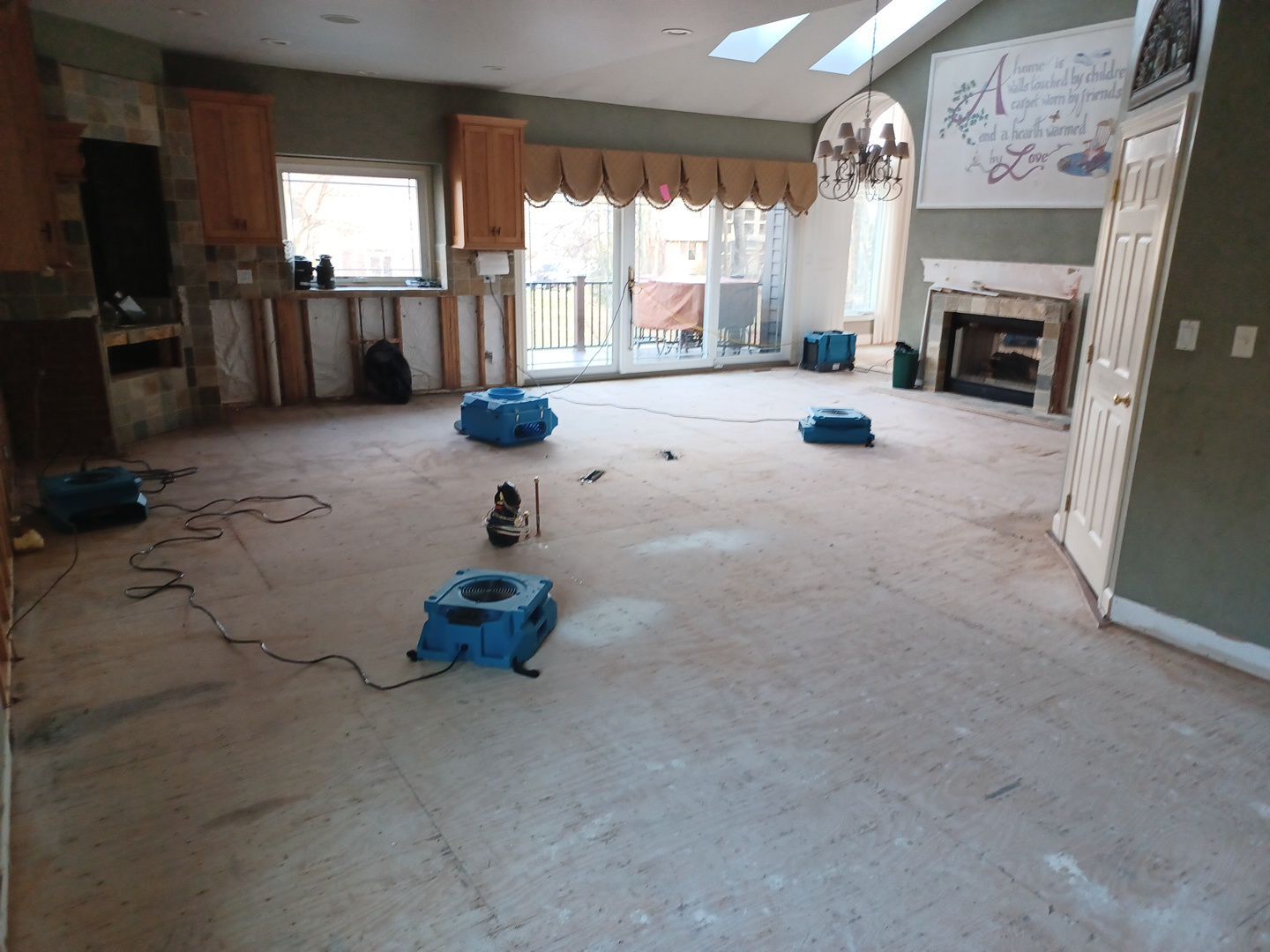 Project in Commerce Charter Twp by EzDry Water Mitigation & Property Restoration