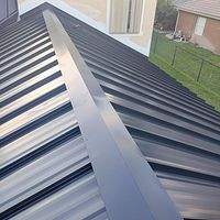 24ga 1.5" Snap-Lock Matte Black   by Total Roofing System The Metal Roof Experts