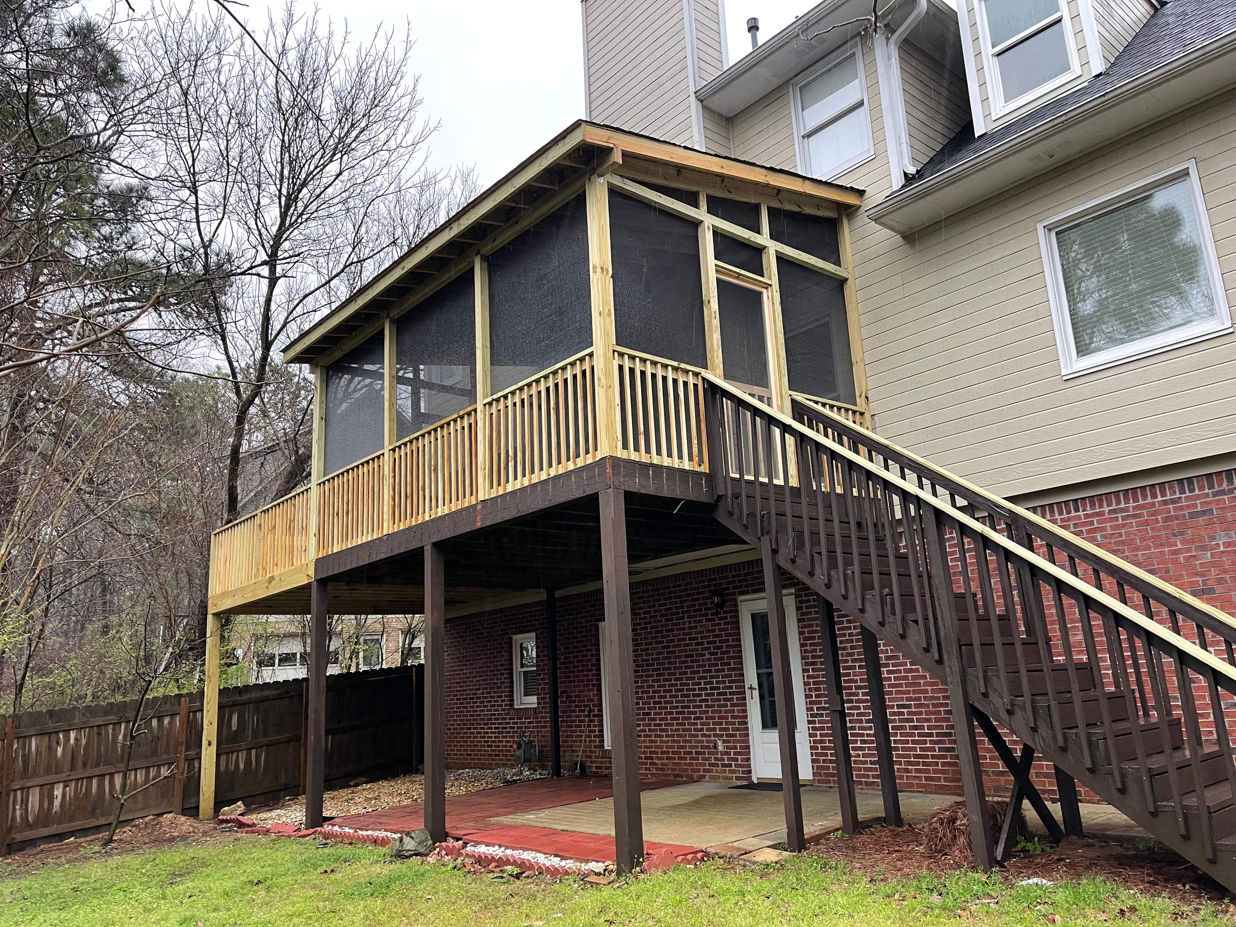 Southwood Screened Porch by Pillar and Pine