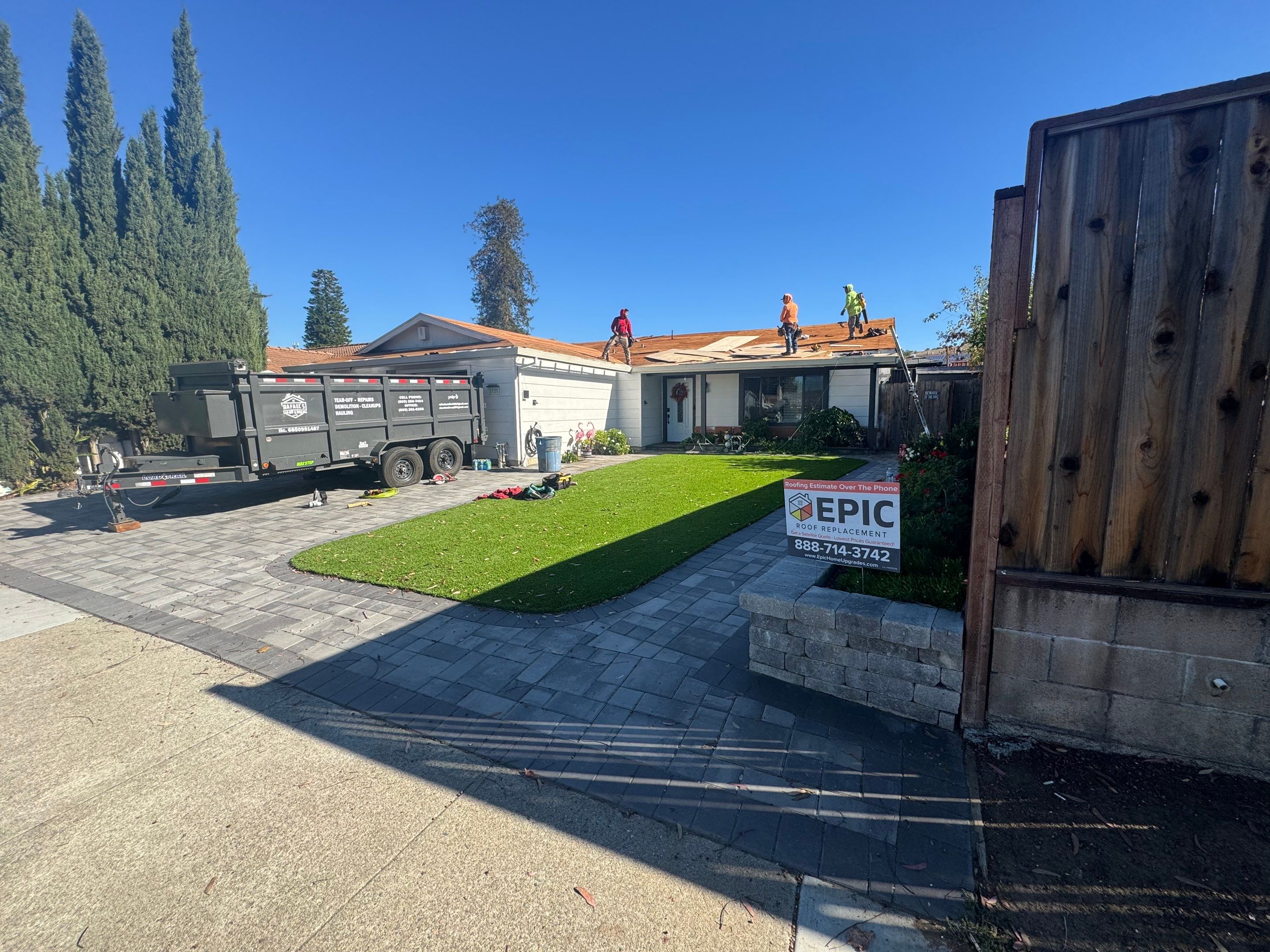 Roof Replacement - San Jose, CA 95121 by Epic Roof Replacement
